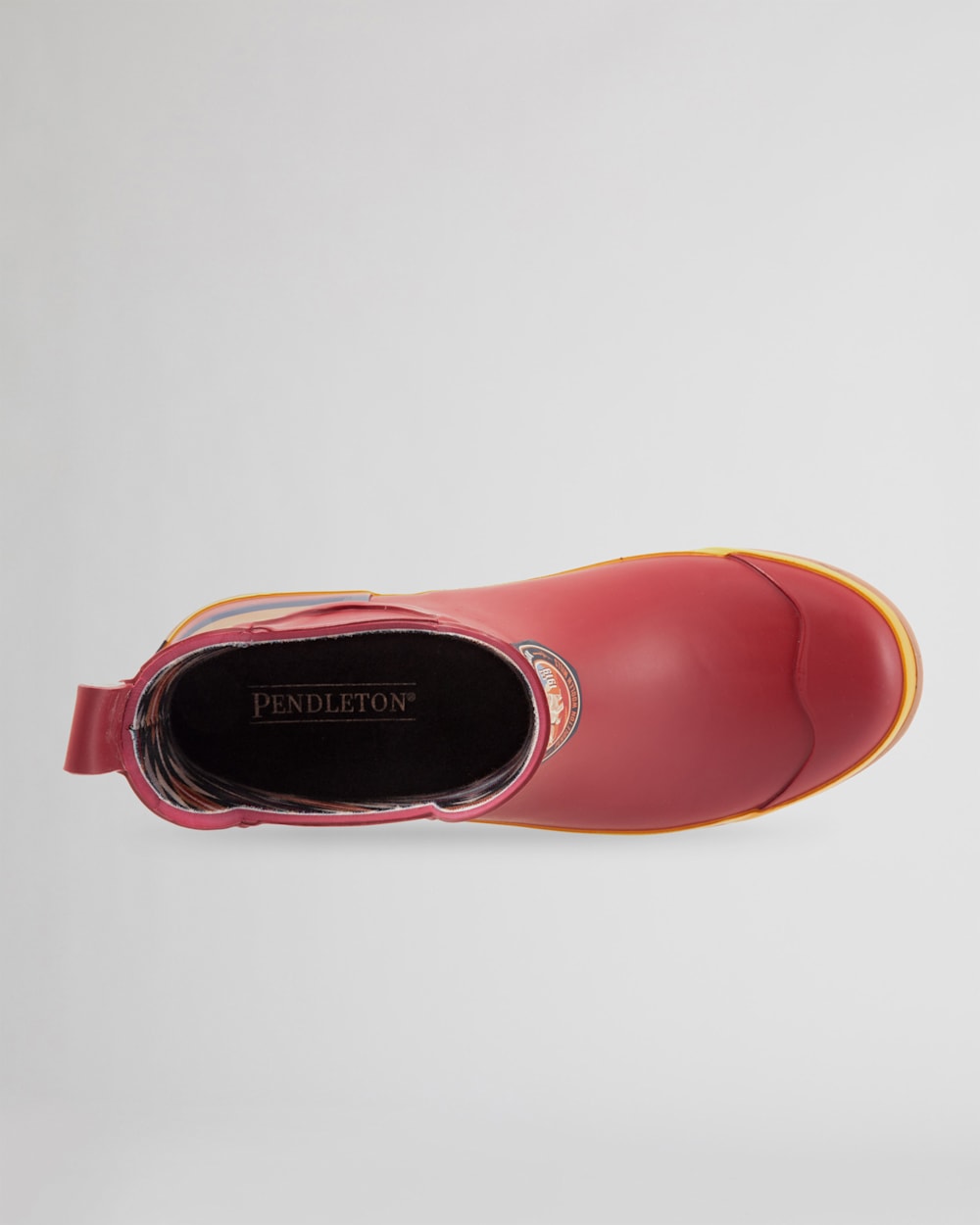 ALTERNATE VIEW OF WOMEN'S NATIONAL PARK CHELSEA RAIN BOOTS IN ZION RED image number 4