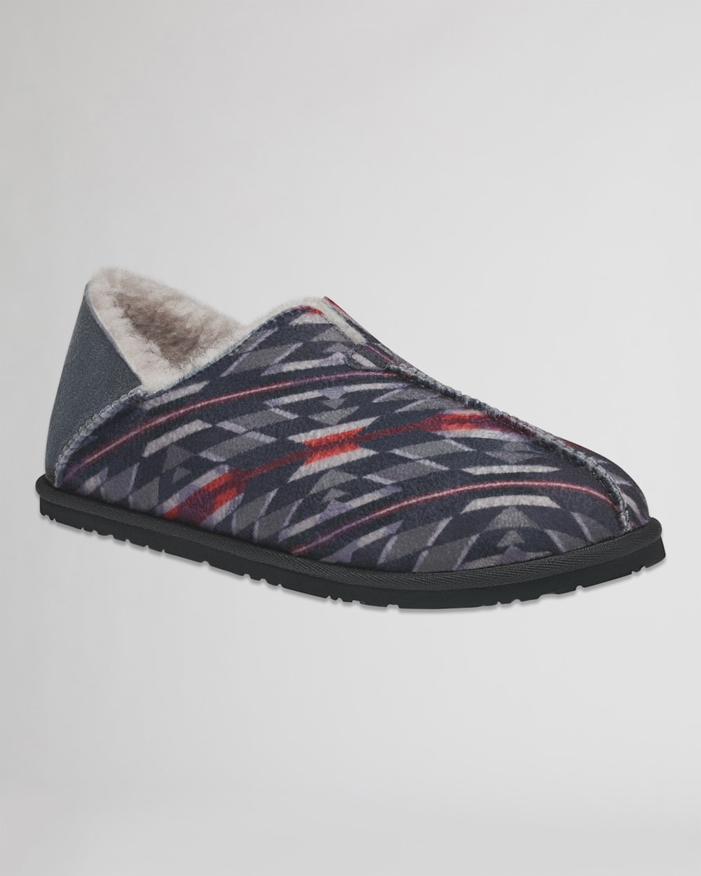 ALTERNATE VIEW OF MEN'S COUCH CRUISER SLIPPERS IN GREY HOLLY image number 2