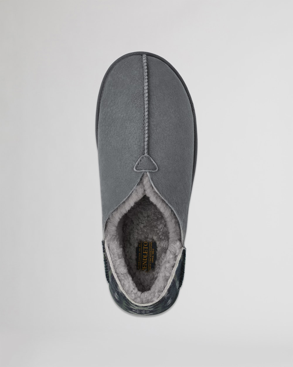 ALTERNATE VIEW OF MEN'S COUCH CRUISER SLIPPERS IN WINTER GREY image number 3