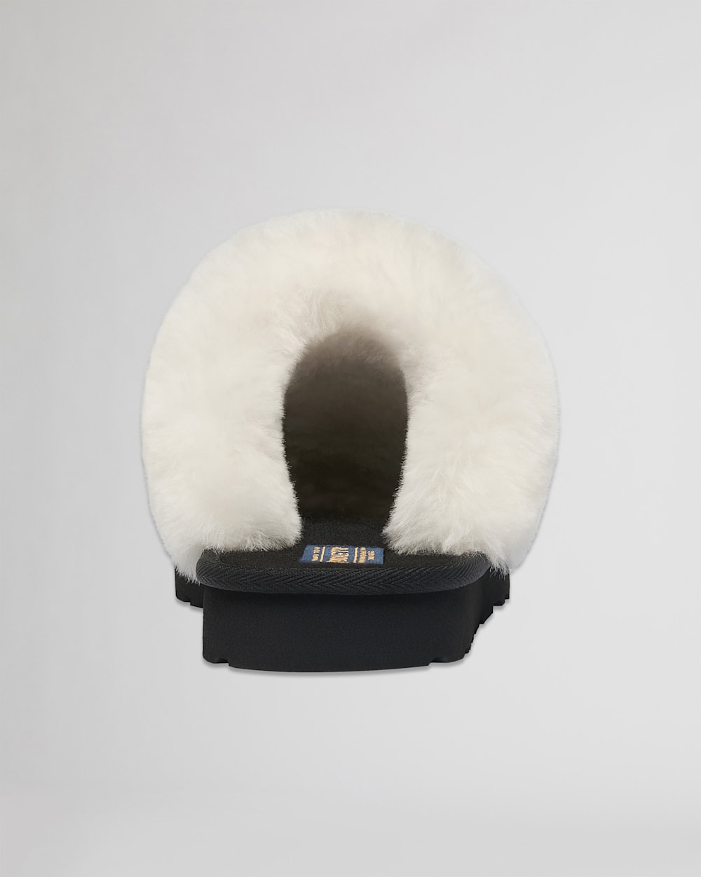 ALTERNATE VIEW OF WOMEN'S SCUFF SLIPPERS IN GREY HARBOR PRINT image number 4