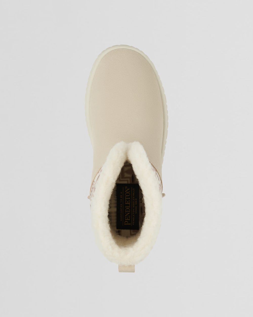 ALTERNATE VIEW OF WOMEN'S CABIN FOLD-DOWN SLIPPERS IN ANTIQUE WHITE image number 3