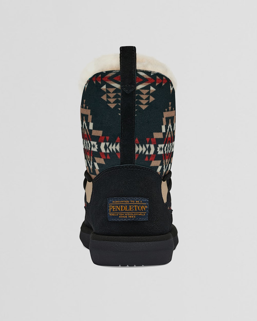 ALTERNATE VIEW OF WOMEN'S TIE-BACK BOOTS IN BLACK SAND image number 4