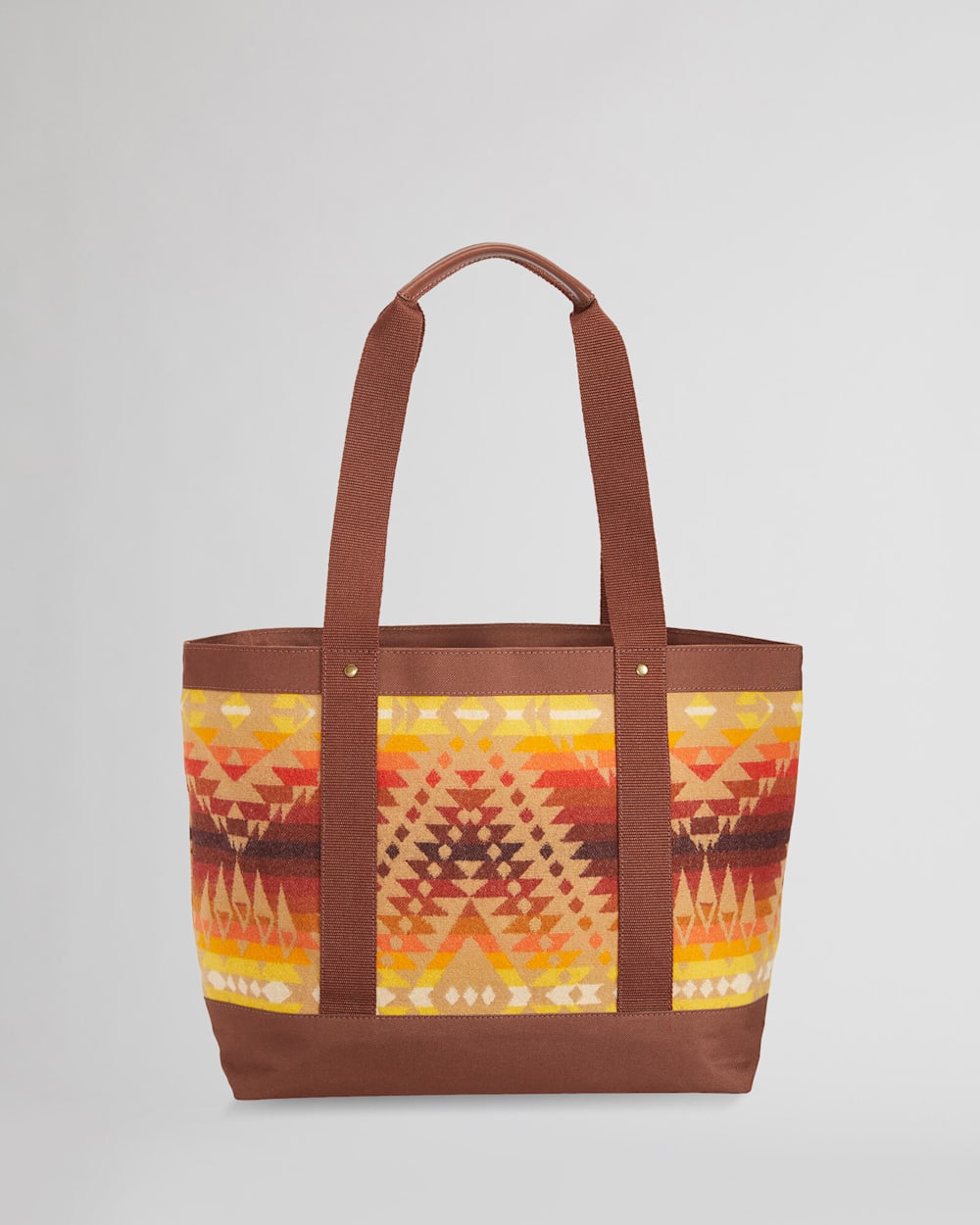 ALTERNATE VIEW OF ZIP TOTE IN BROWN MISSION TRAILS image number 2