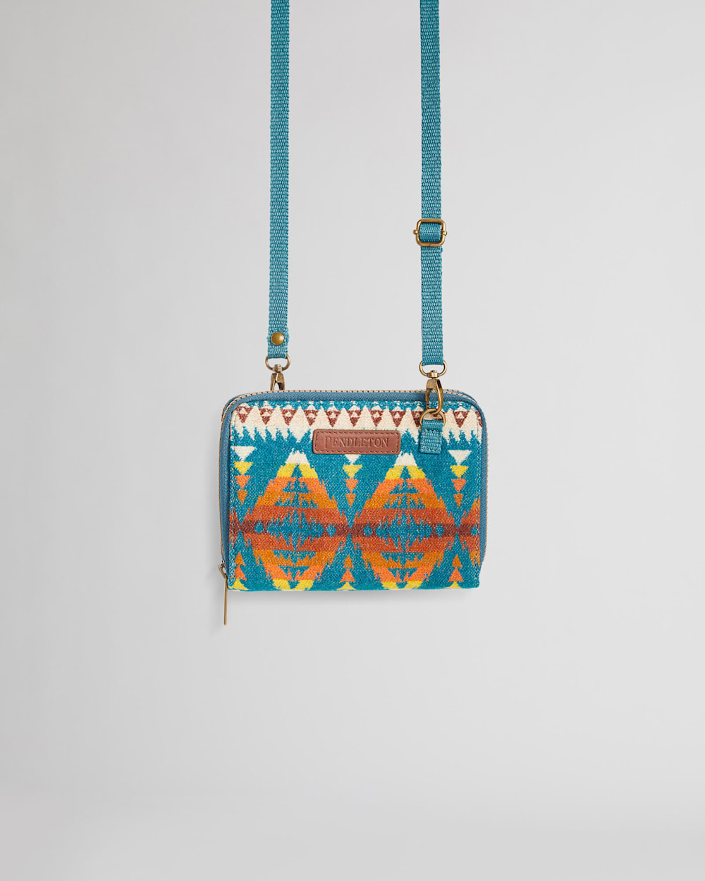 CROSSBODY WALLET IN TURQUOISE SUMMIT PEAK image number 1