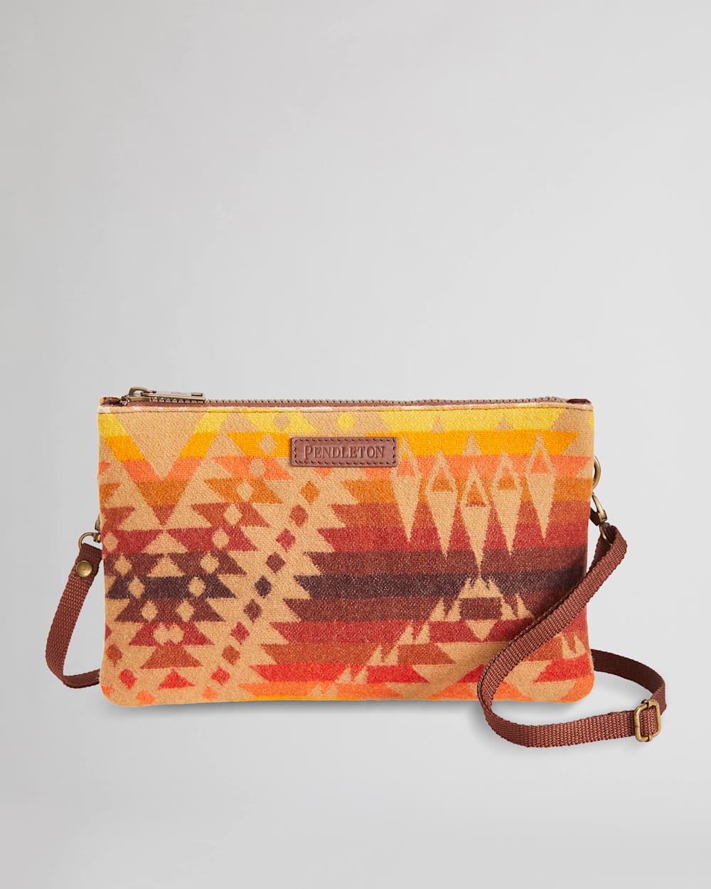 LARGE THREE POCKET KEEPER IN BROWN MISSION TRAILS image number 1