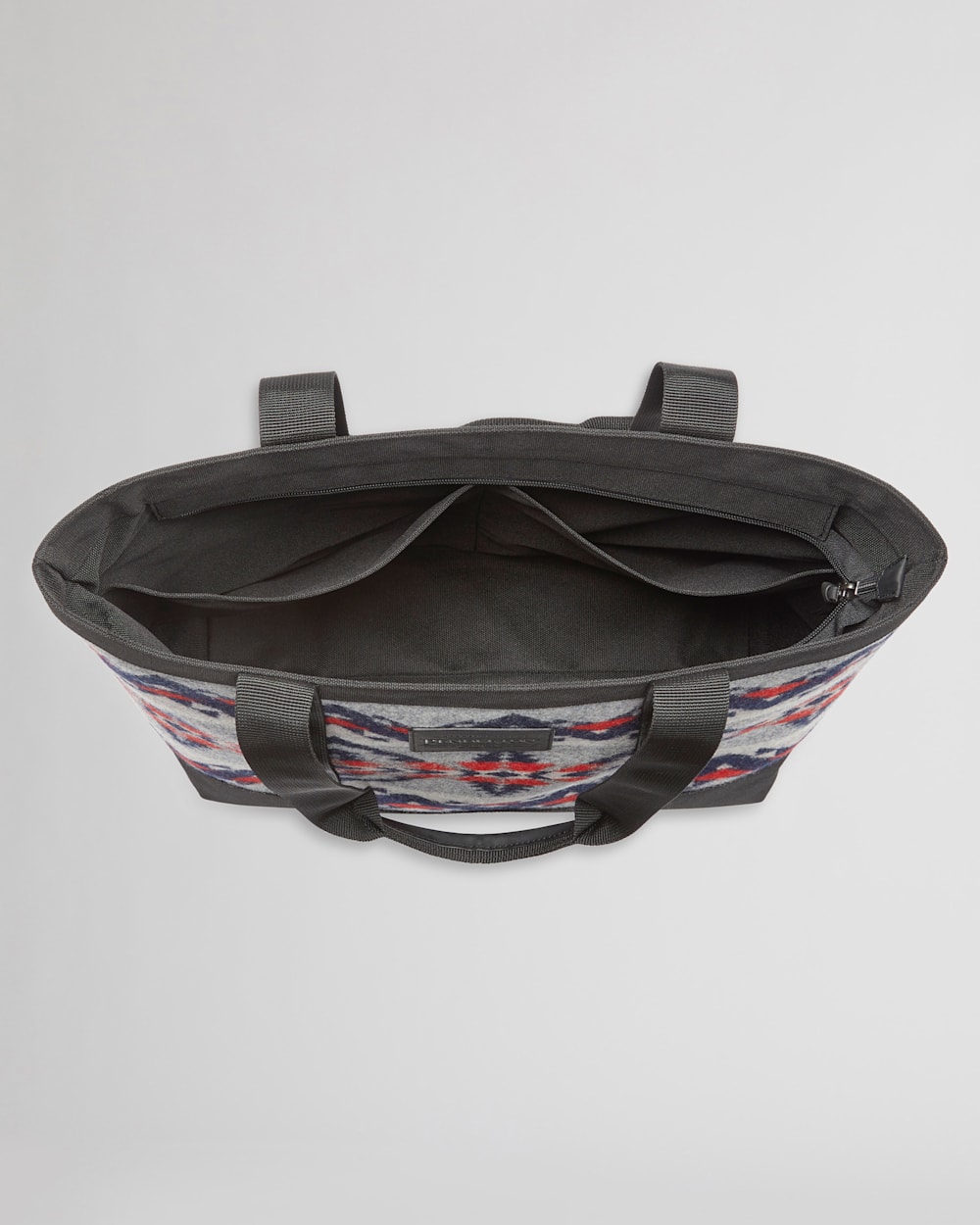 ALTERNATE VIEW OF TECOPA HILLS ZIP TOTE IN GREY image number 2