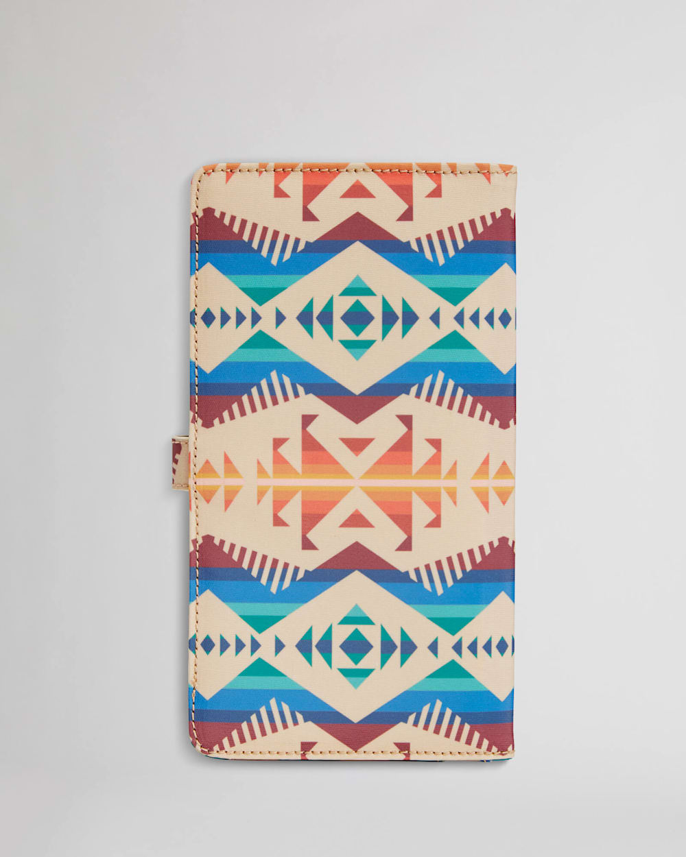 ALTERNATE VIEW OF LOS LUNAS CANOPY CANVAS PASSPORT CASE IN TAN MULTI image number 2