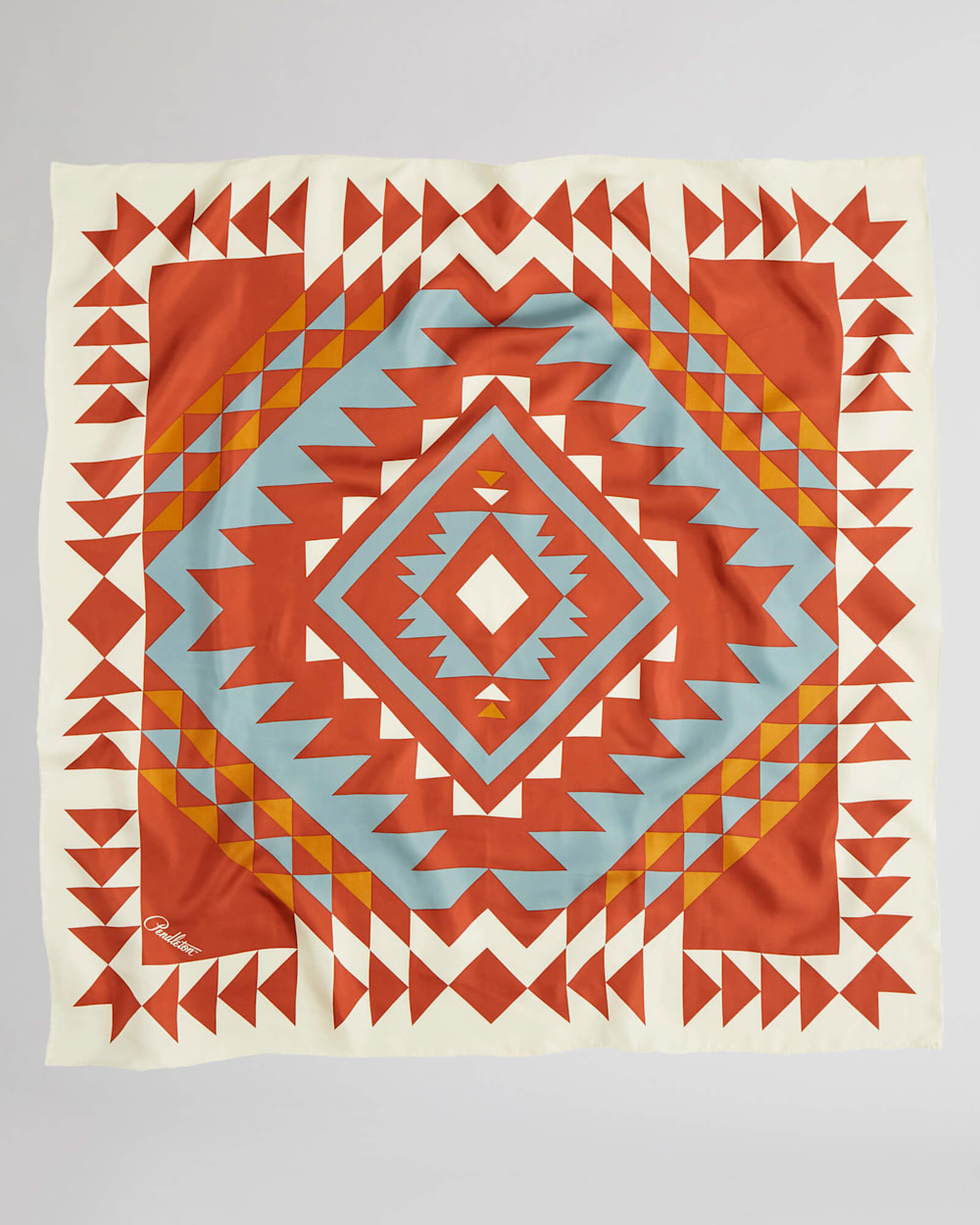 SMITH ROCK SILK SCARF IN TAN image number 1