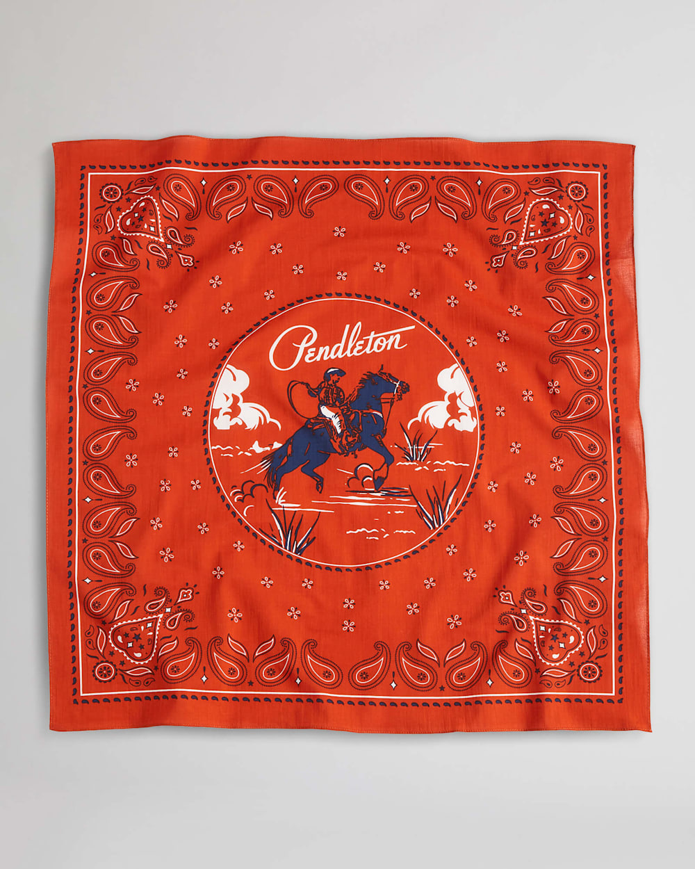 Vintage Bandana, 1940s Bandana, Cowboy Bandana, Cowboy Scarf