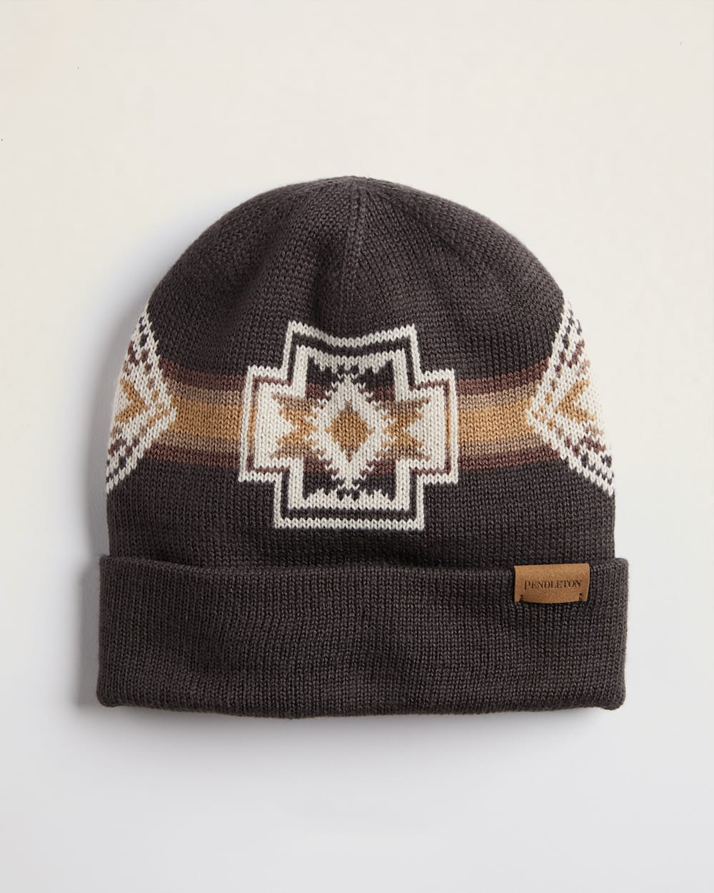 HARDING KNIT BEANIE IN CHARCOAL image number 1