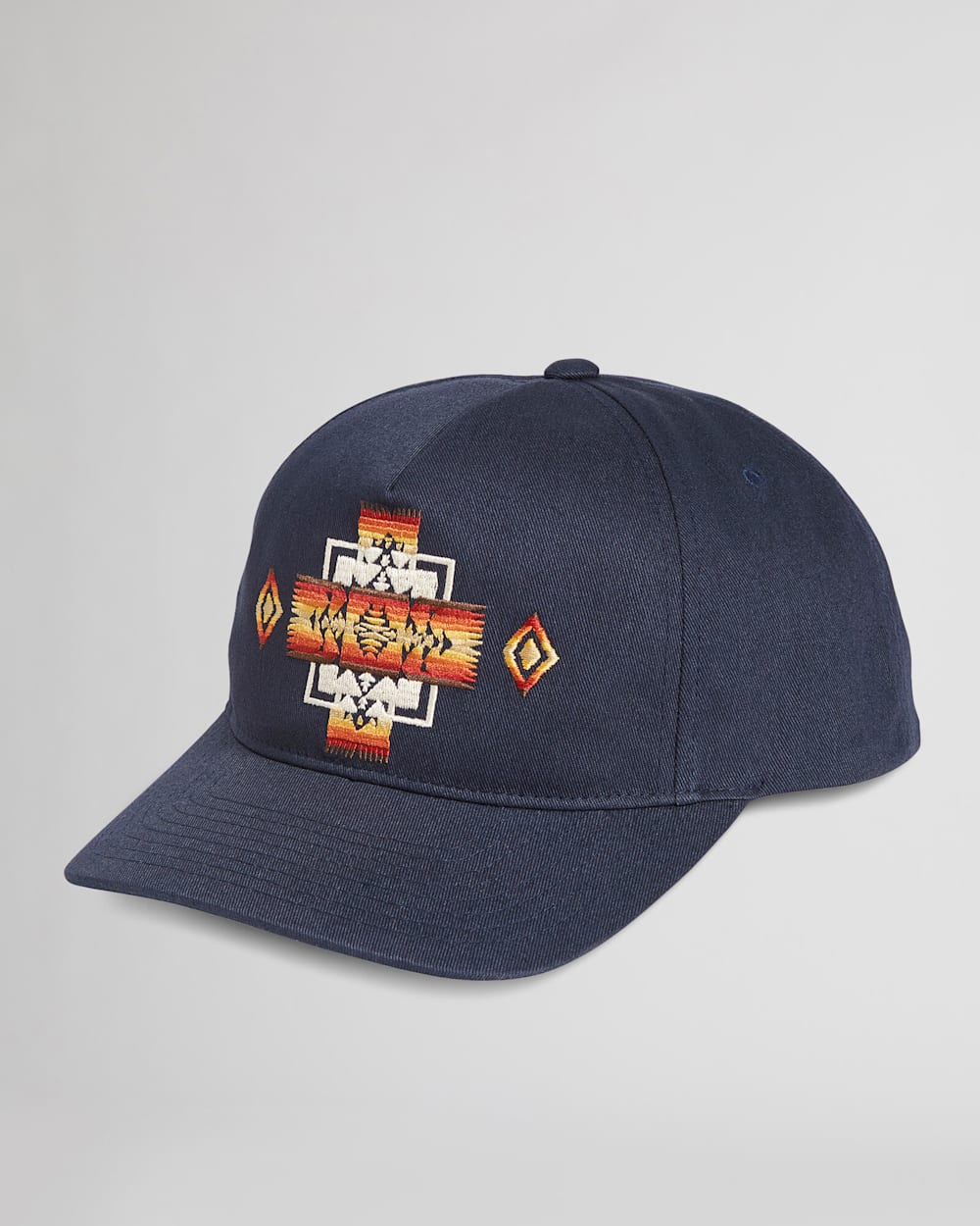 EMBROIDERED HAT IN NAVY image number 1