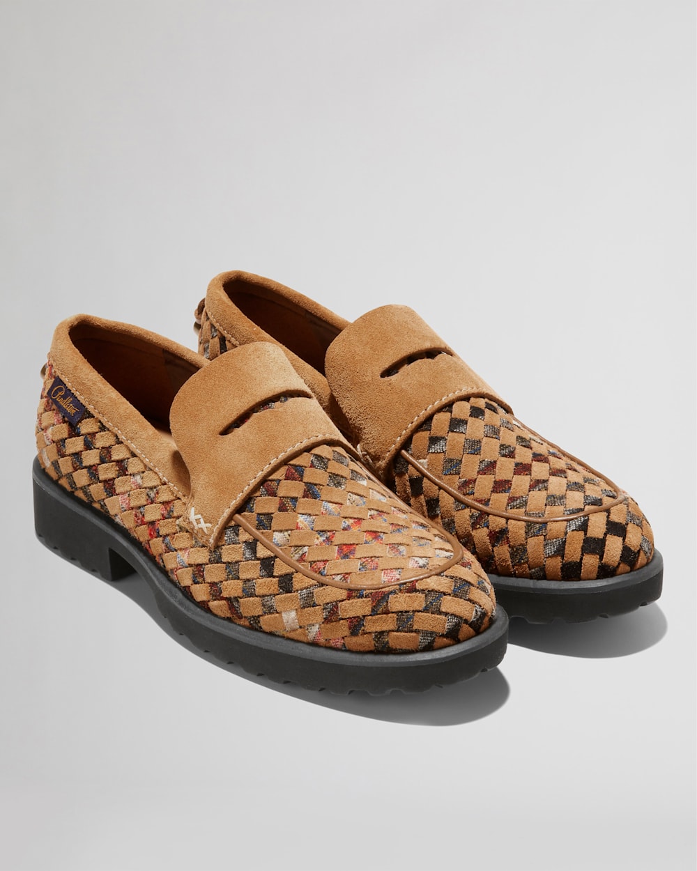 ALTERNATE VIEW OF COLE HAAN X PENDLETON WOMEN'S GENEVA PENNY LOAFERS IN ACADIA PLAID image number 5