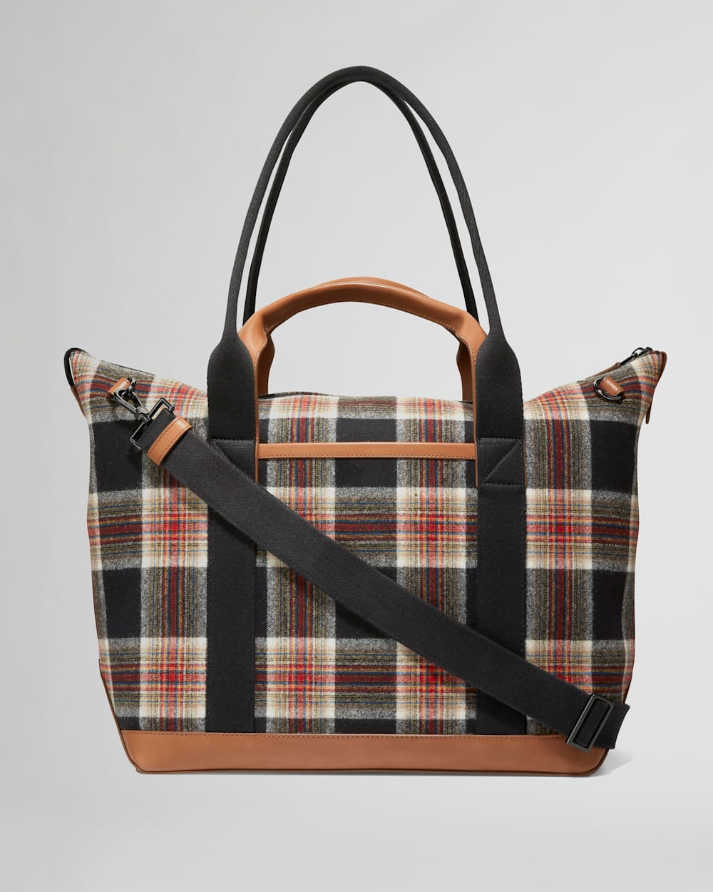 ALTERNATE VIEW OF COLE HAAN X PENDLETON LUX TOTE IN ACADIA PLAID image number 4