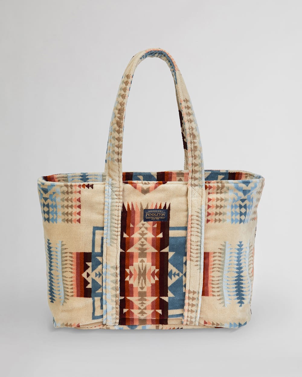 TERRY CLOTH TOTE IN CHIEF JOSEPH ROSEWOOD image number 1