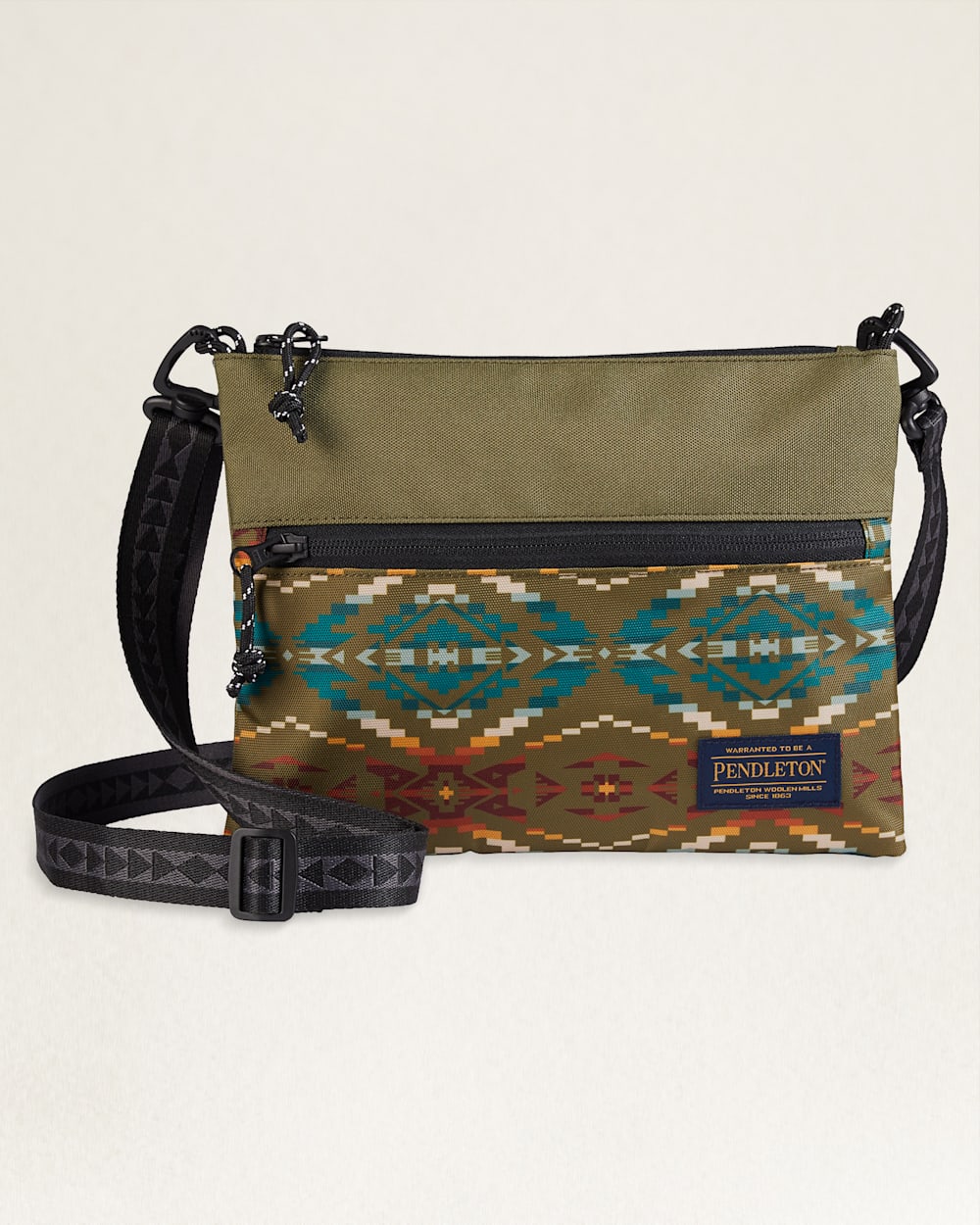 CARICO LAKE SACOCHE CROSSBODY IN OLIVE image number 1