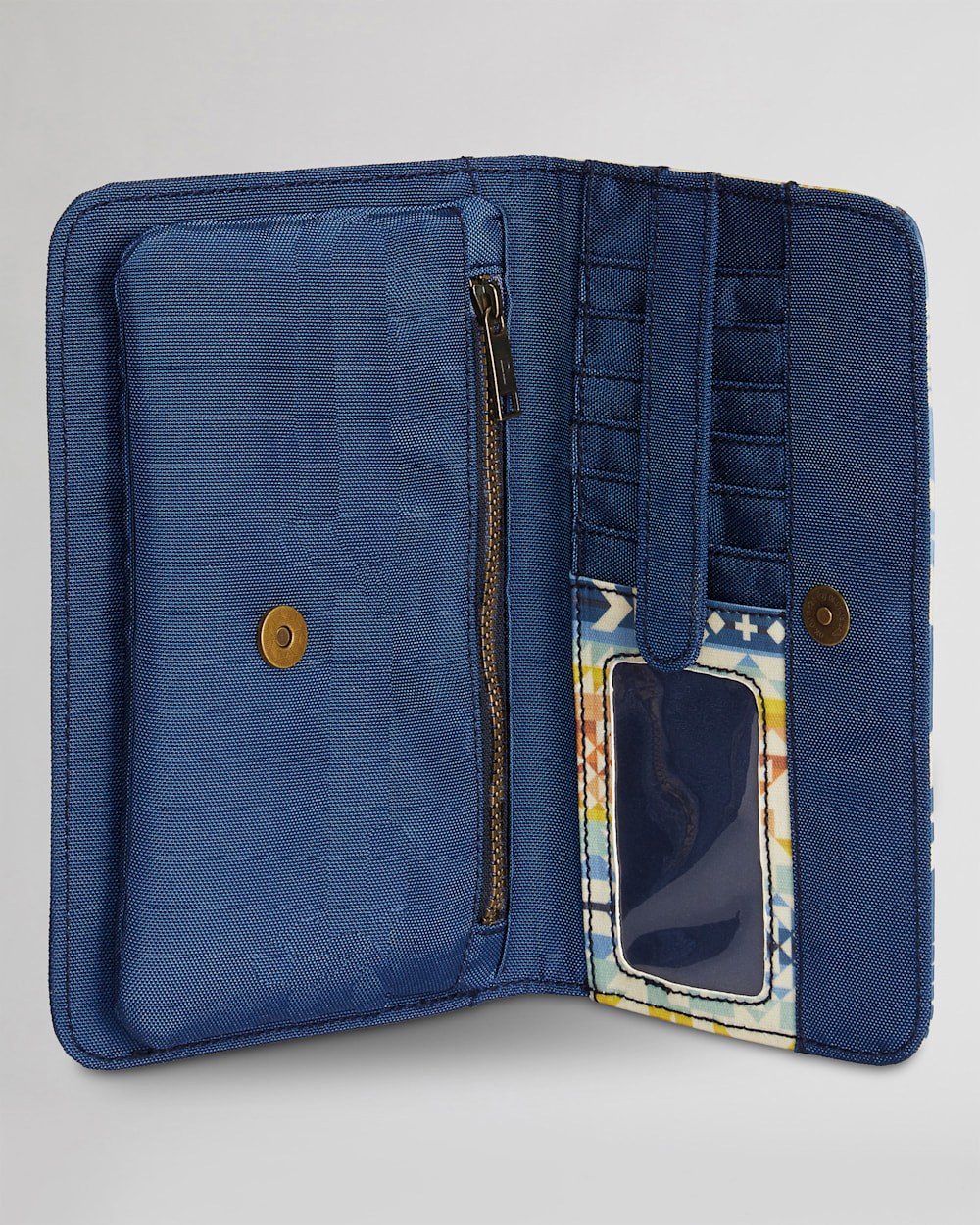 ALTERNATE VIEW OF OPAL SPRINGS CANOPY CANVAS CROSSBODY WALLET IN MULTI image number 3