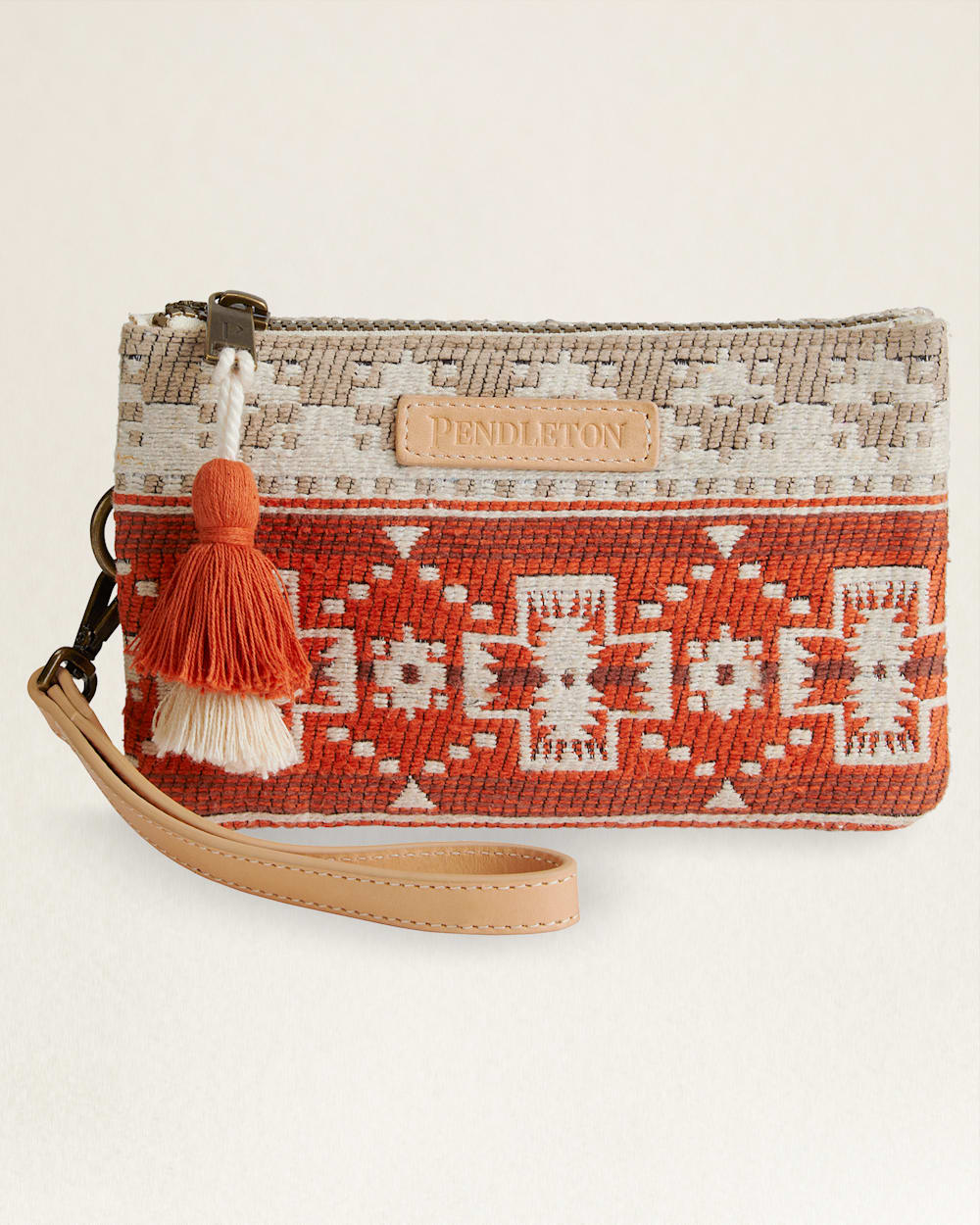 COPPER RIVER COTTON THREE POCKET KEEPER IN BEIGE/CORAL image number 1