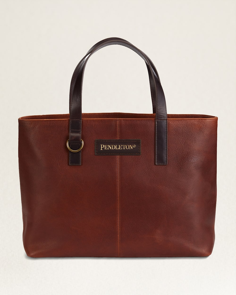 ALTERNATE VIEW OF DESERT DAWN WOOL/LEATHER SHOULDER TOTE IN TAN MIX image number 2