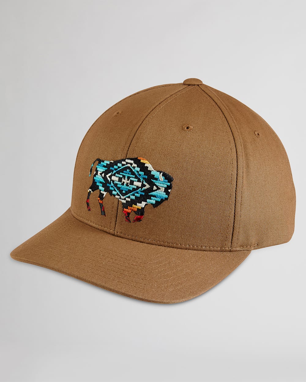 BUFFALO EMBROIDERED HAT IN TAUPE image number 1