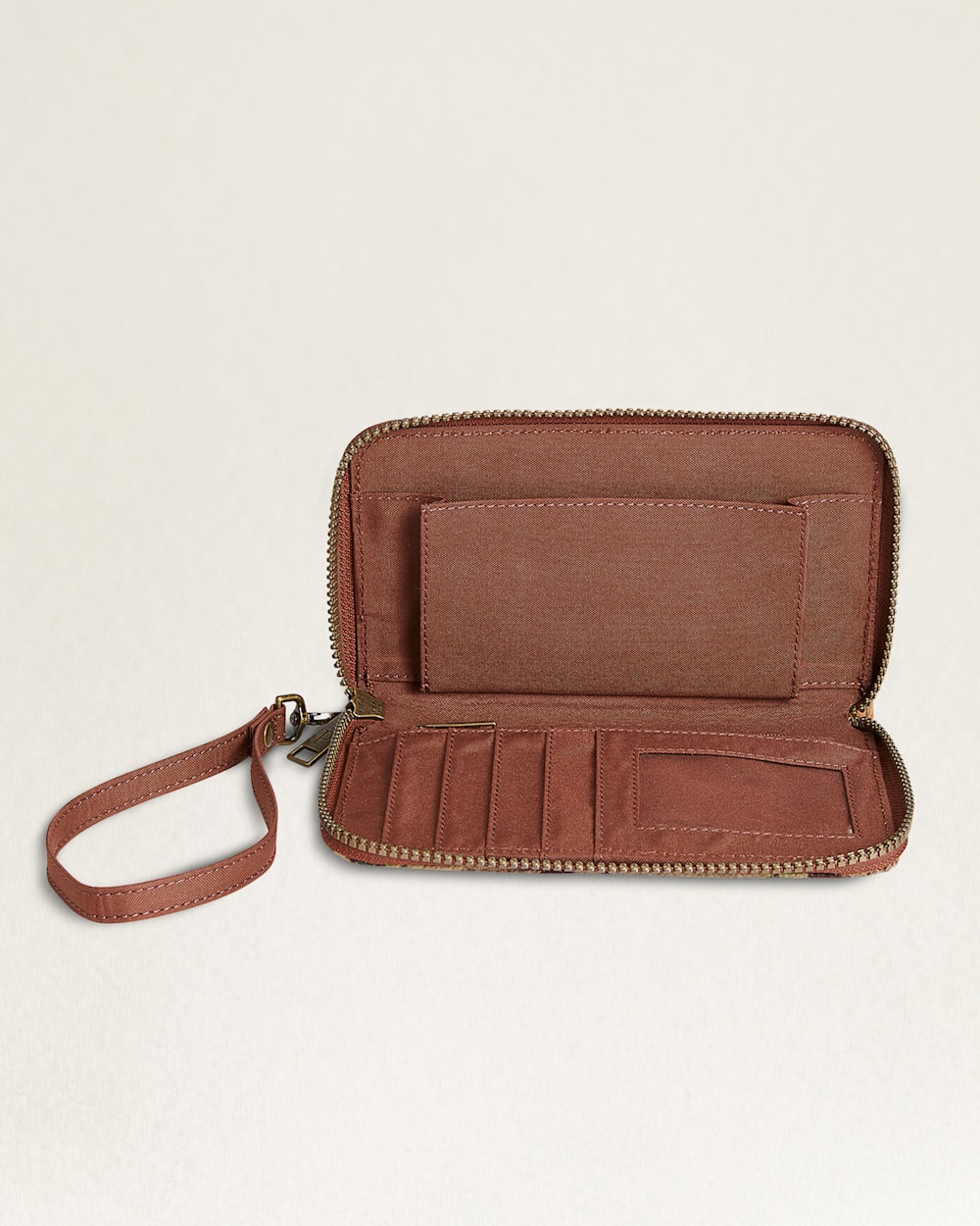 ALTERNATE VIEW OF SMARTPHONE WALLET IN TAN SAWTOOTH MOUNTAIN image number 3