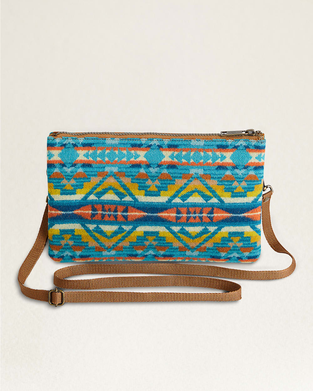 ALTERNATE VIEW OF LARGE THREE POCKET KEEPER IN TURQUOISE ALTO MESA image number 2