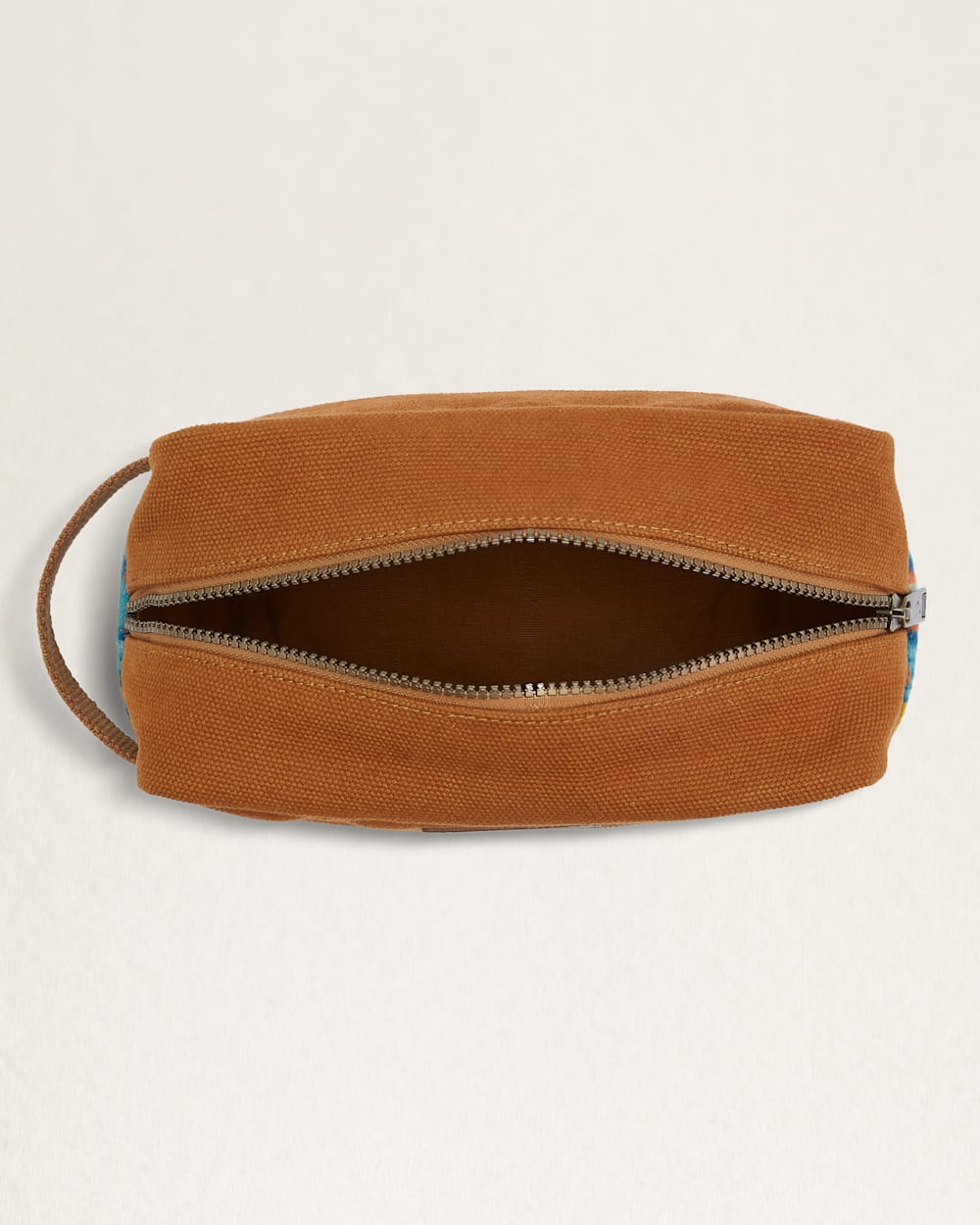 ALTERNATE VIEW OF CARRYALL POUCH IN TURQUOISE ALTO MESA image number 2