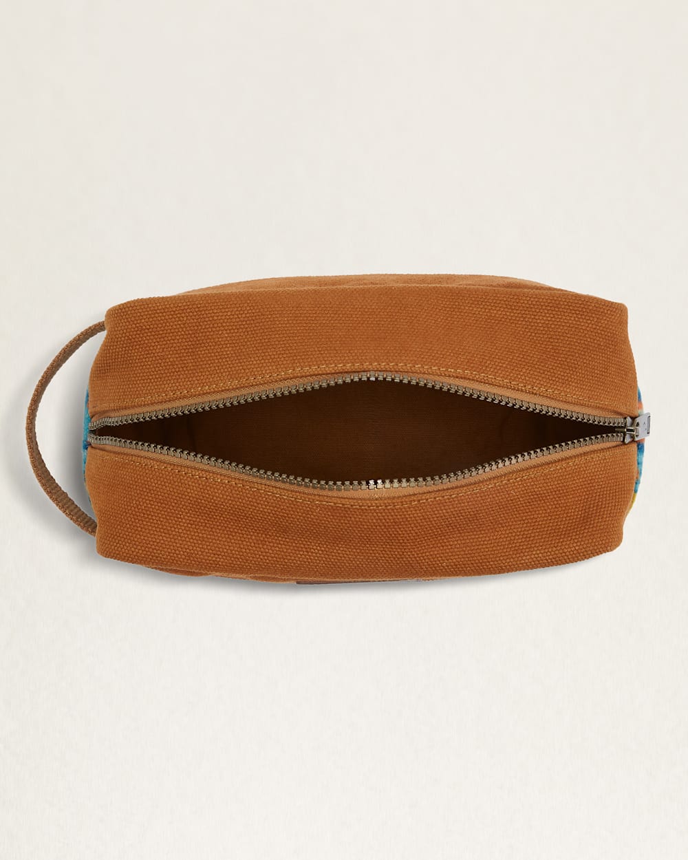 ALTERNATE VIEW OF CARRYALL POUCH IN TURQUOISE ALTO MESA image number 2