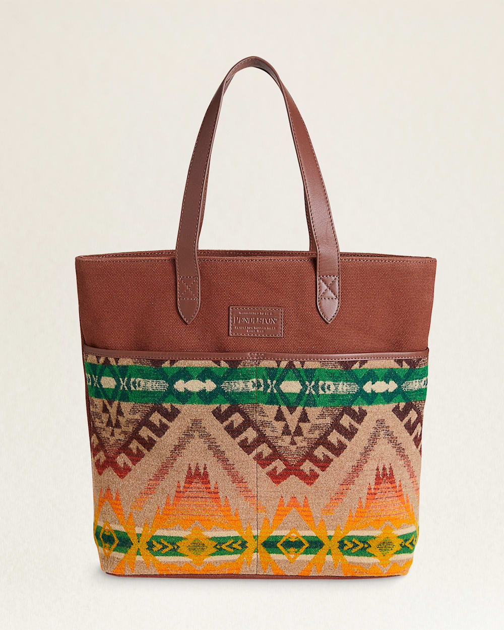 MARKET TOTE IN TAN SAWTOOTH MOUNTAIN image number 1