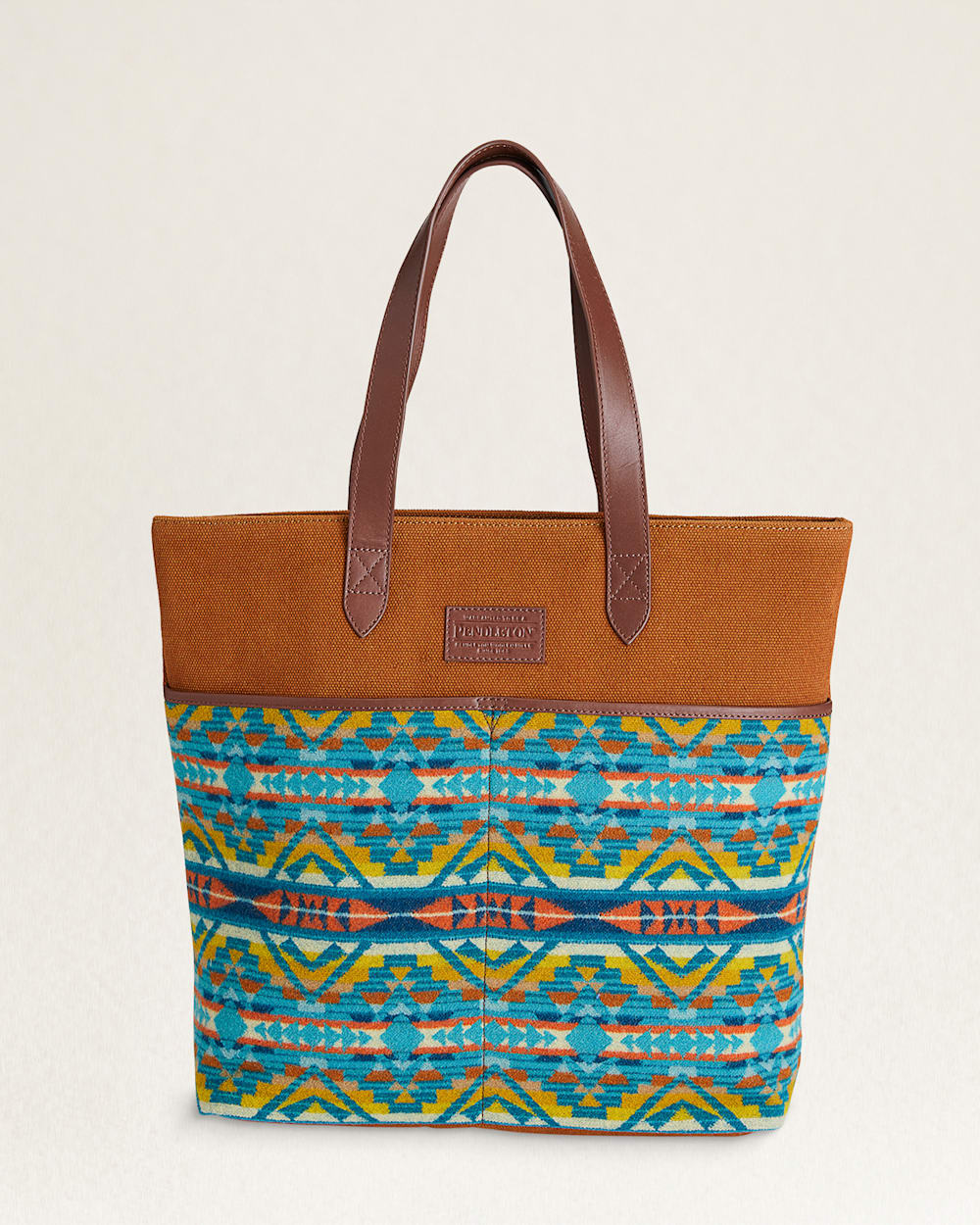 MARKET TOTE IN TURQUOISE ALTO MESA image number 1