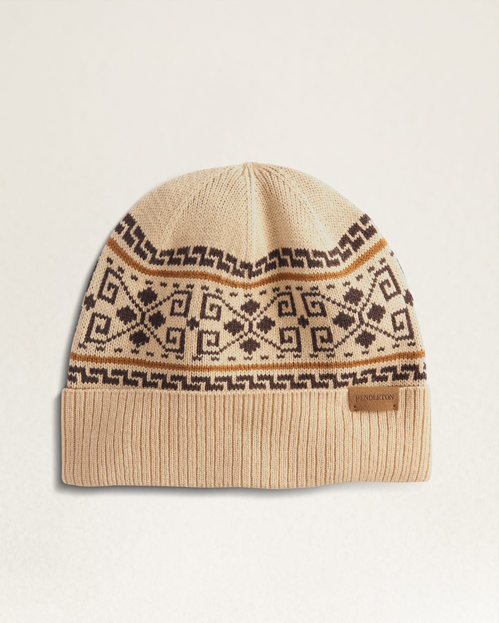 ALTERNATE VIEW OF WESTERLEY COLD WEATHER KNIT SET IN TAN image number 3