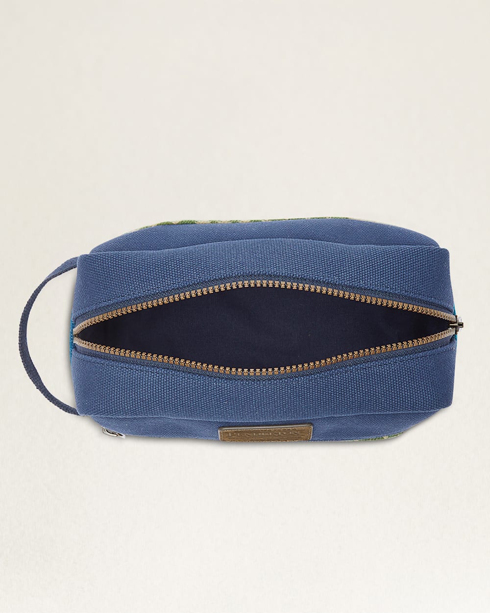 ALTERNATE VIEW OF LIMITED EDITION HARDING CARRYALL POUCH IN ROYAL BLUE image number 3