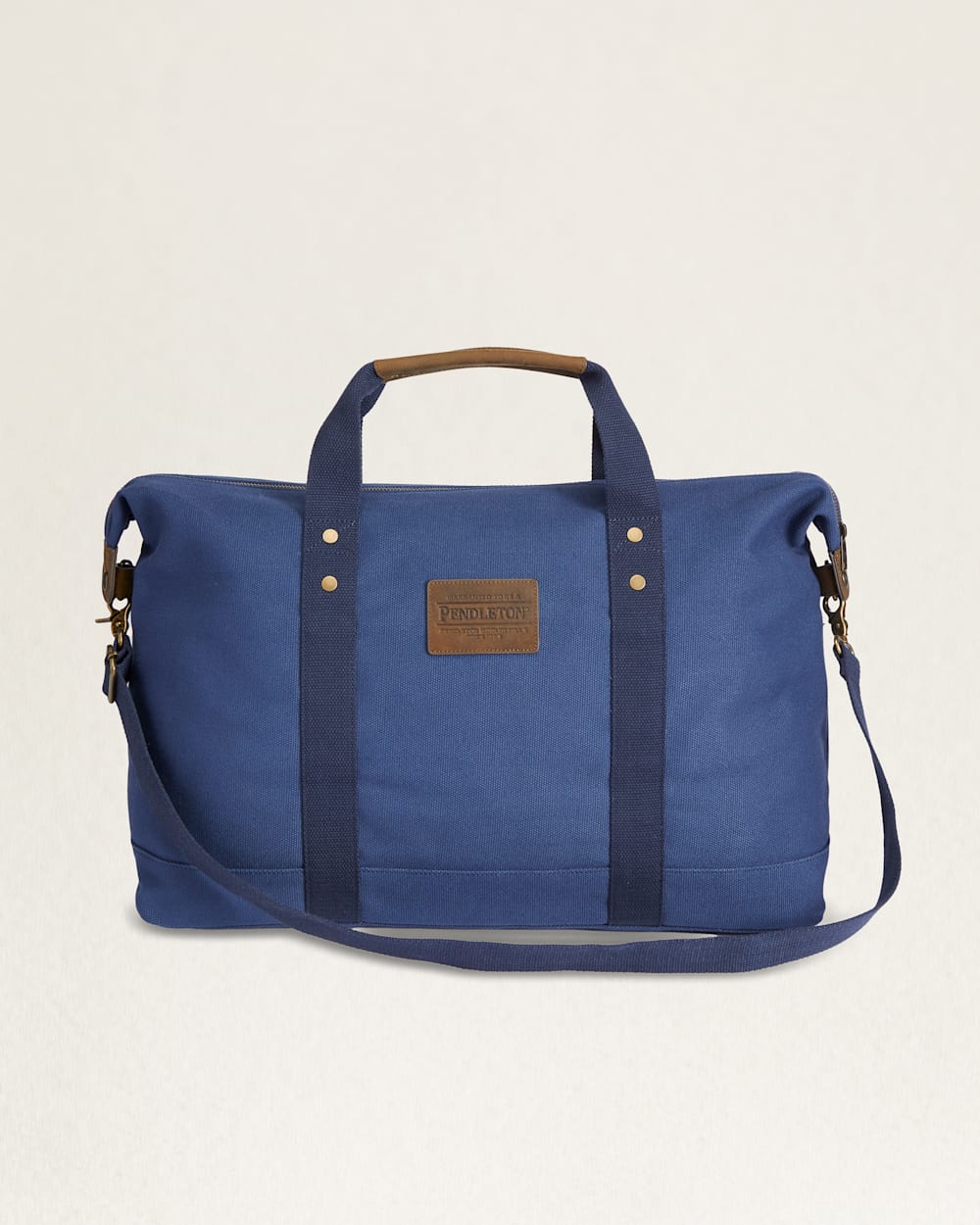 ALTERNATE VIEW OF LIMITED EDITION HARDING WEEKENDER BAG IN ROYAL BLUE image number 2