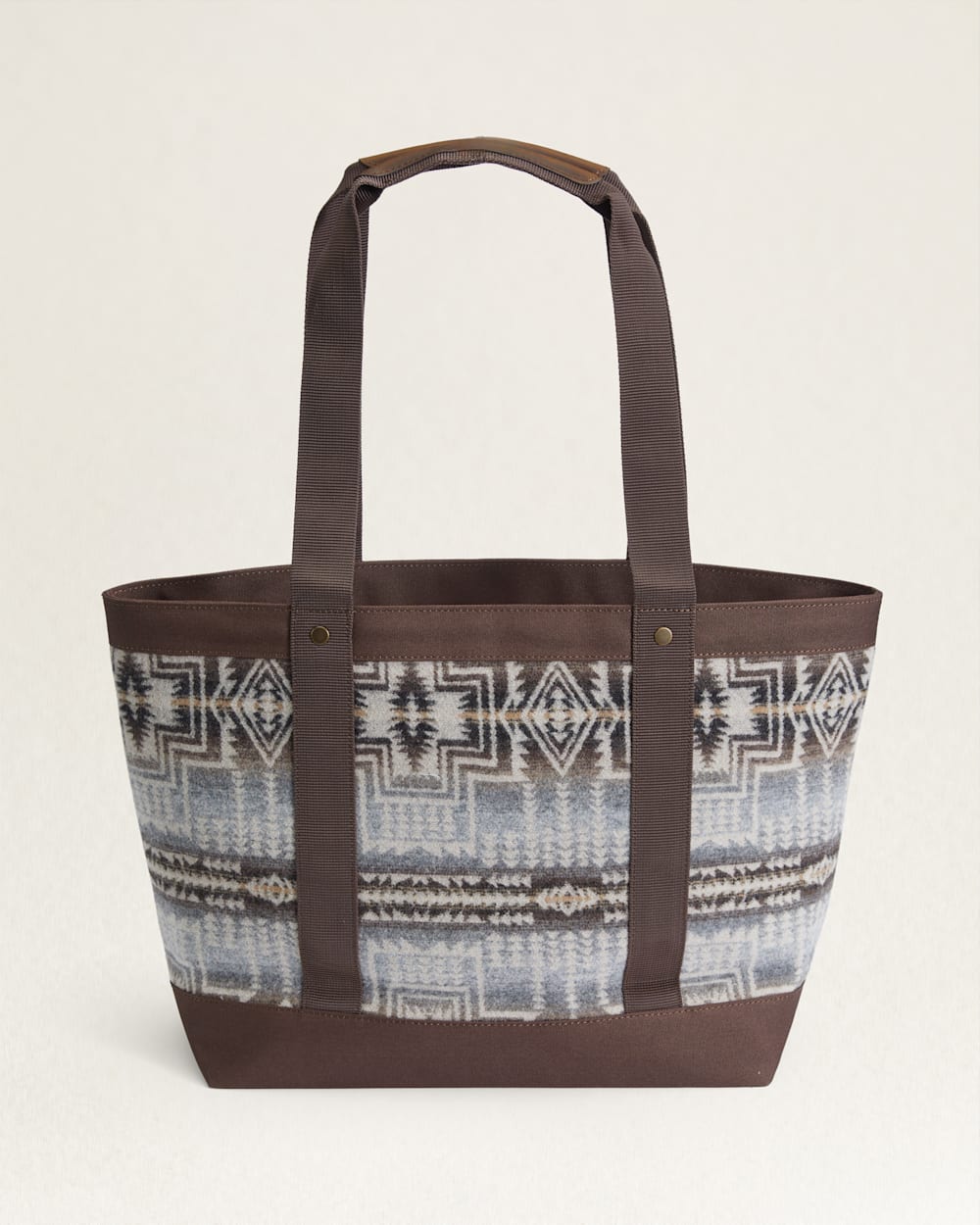 ALTERNATE VIEW OF HARDING STAR ZIP TOTE IN GREY MIX image number 2