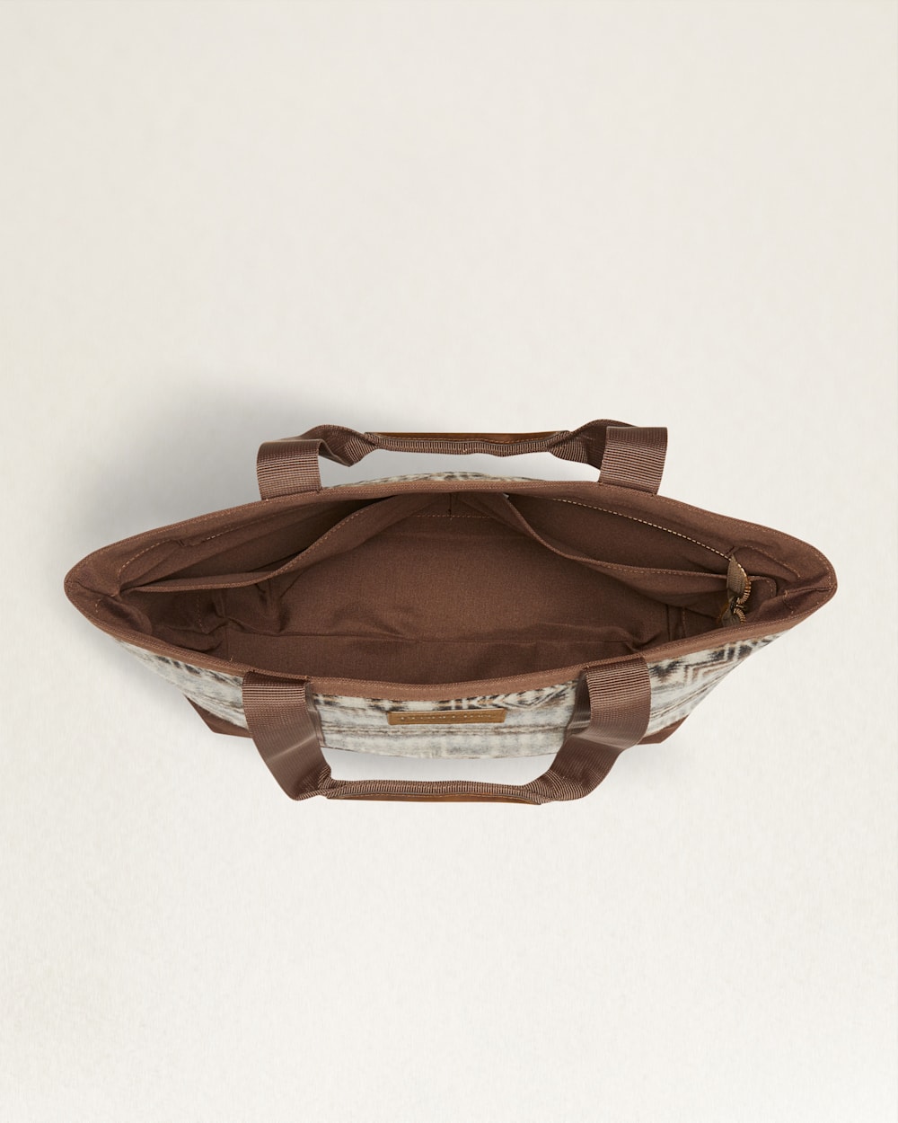 ALTERNATE VIEW OF HARDING STAR ZIP TOTE IN GREY MIX image number 3