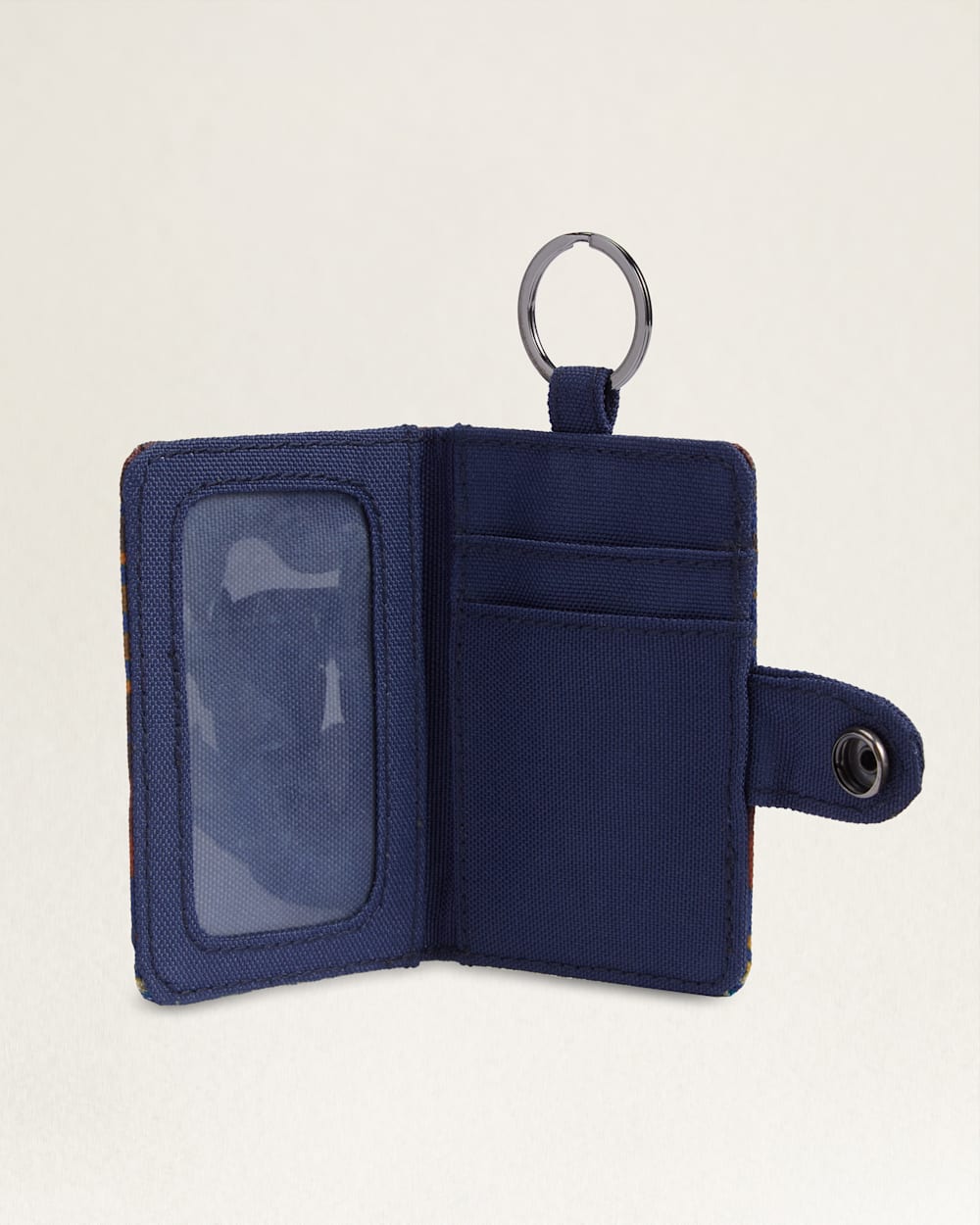ALTERNATE VIEW OF TRAPPER PEAK KEY RING WALLET IN NAVY image number 2