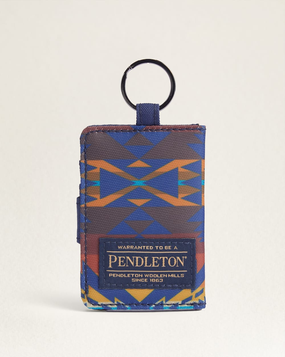 ALTERNATE VIEW OF TRAPPER PEAK KEY RING WALLET IN NAVY image number 3