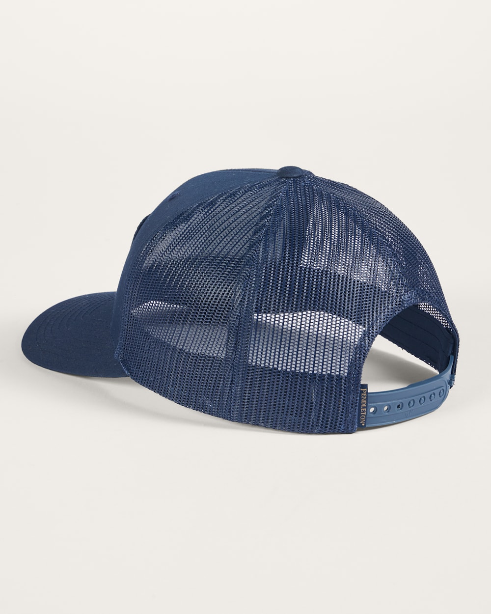 ALTERNATE VIEW OF CLASSIC PATCH TRUCKER HAT IN NAVY image number 2