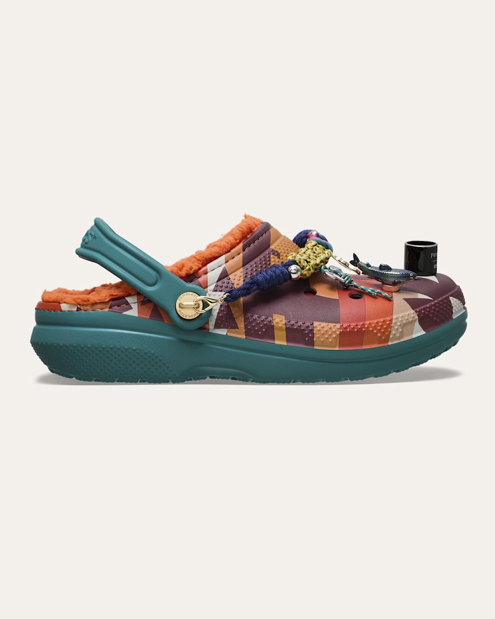 ALTERNATE VIEW OF CROCS X PENDLETON NEHALEM CLASSIC LINED CLOGS IN MULTI image number 3