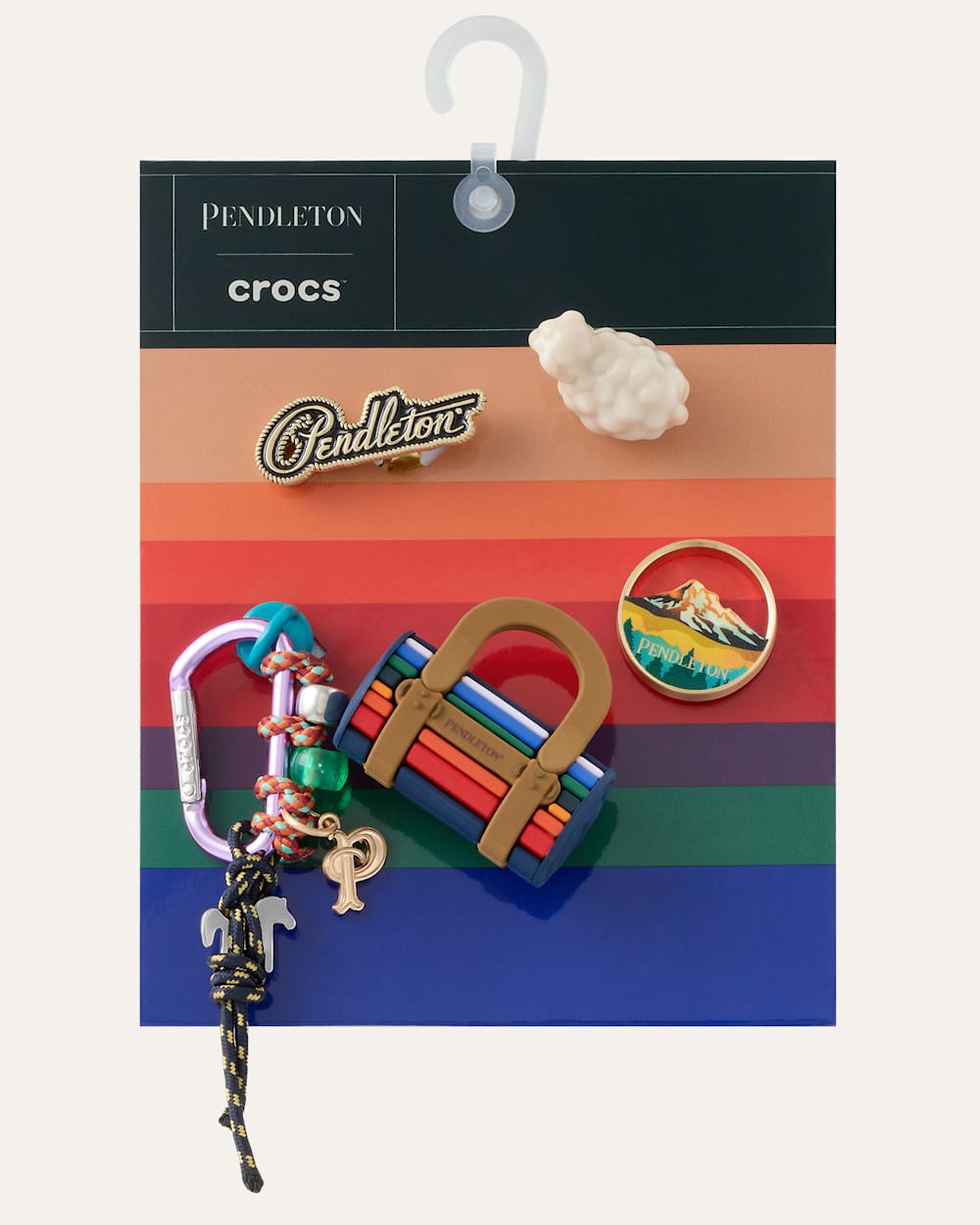 CROCS X PENDLETON 5 PACK JIBBITZ  IN MULTI image number 1