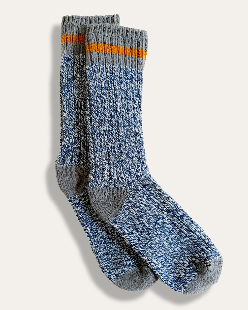 RAGG STRIPE MERINO WOOL SOCKS IN BLUE image number 1