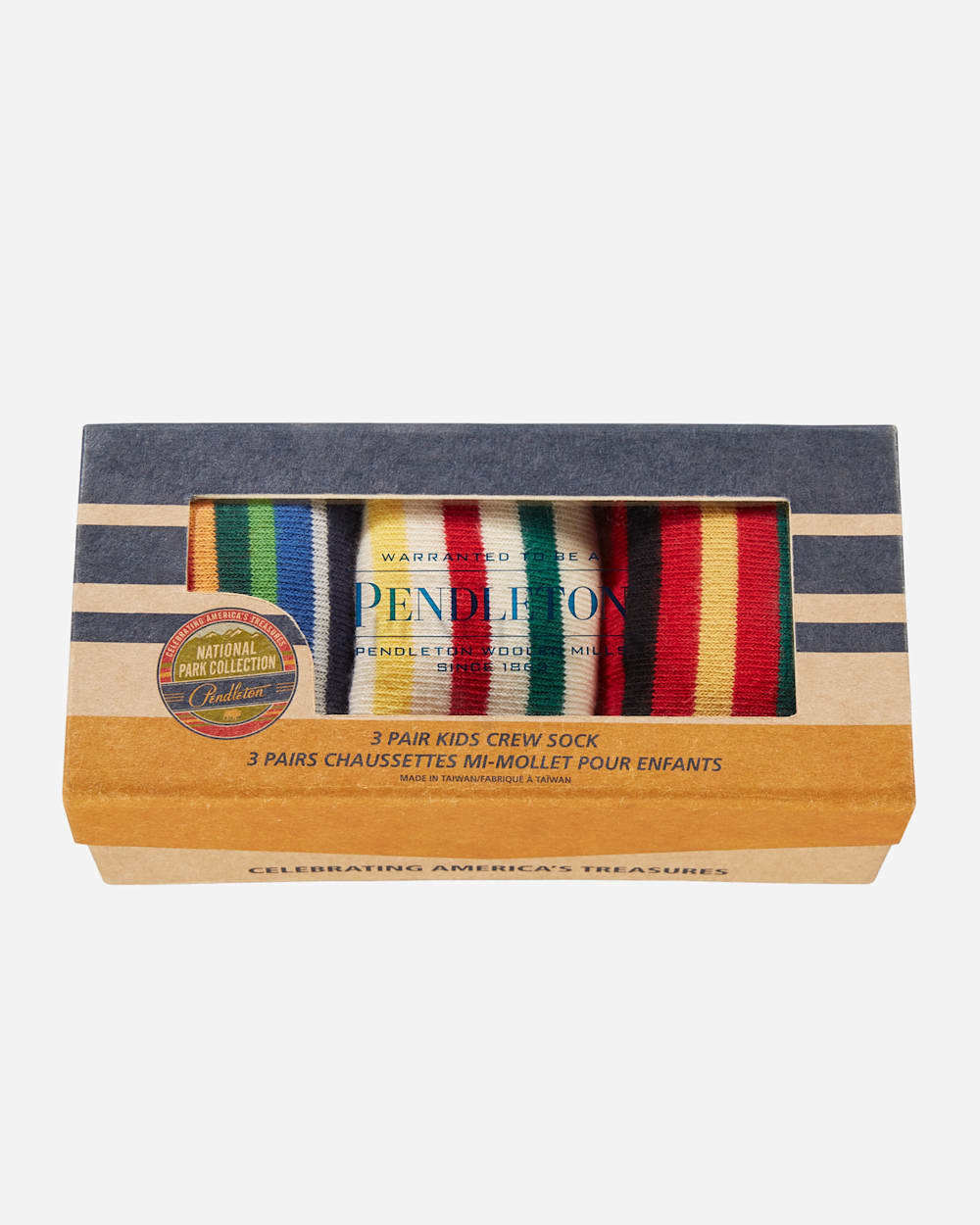 KIDS 3-PACK NATIONAL PARK SOCKS GIFT BOX image number 1