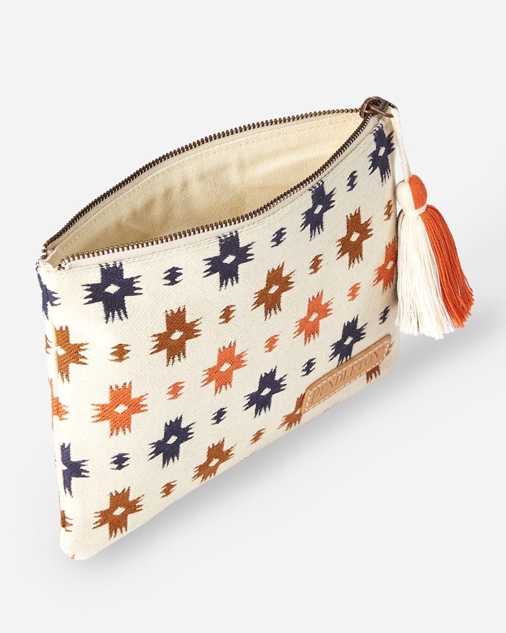 ALTERNATE VIEW OF SWEET WATER COTTON ZIP POUCH IN MULTI image number 3