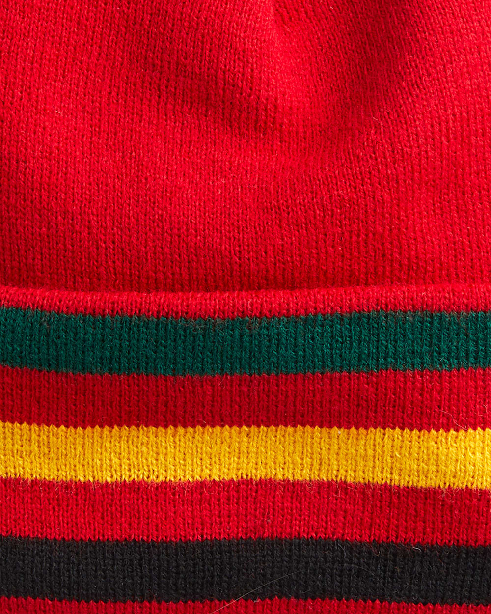 NATIONAL PARK STRIPE BEANIE in RAINIER RED image number 2