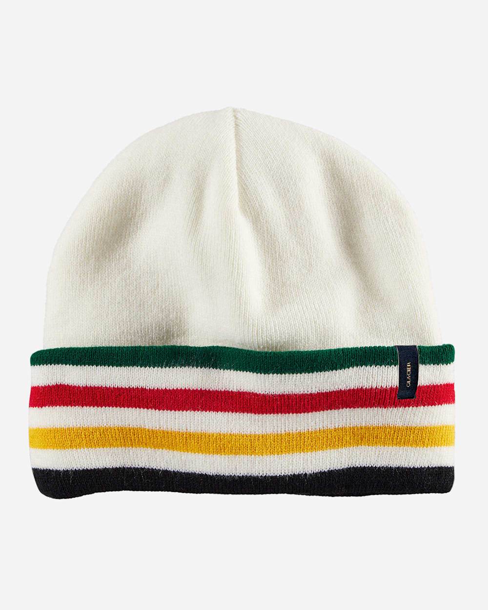 NATIONAL PARK STRIPE BEANIE IN GLACIER IVORY image number 1