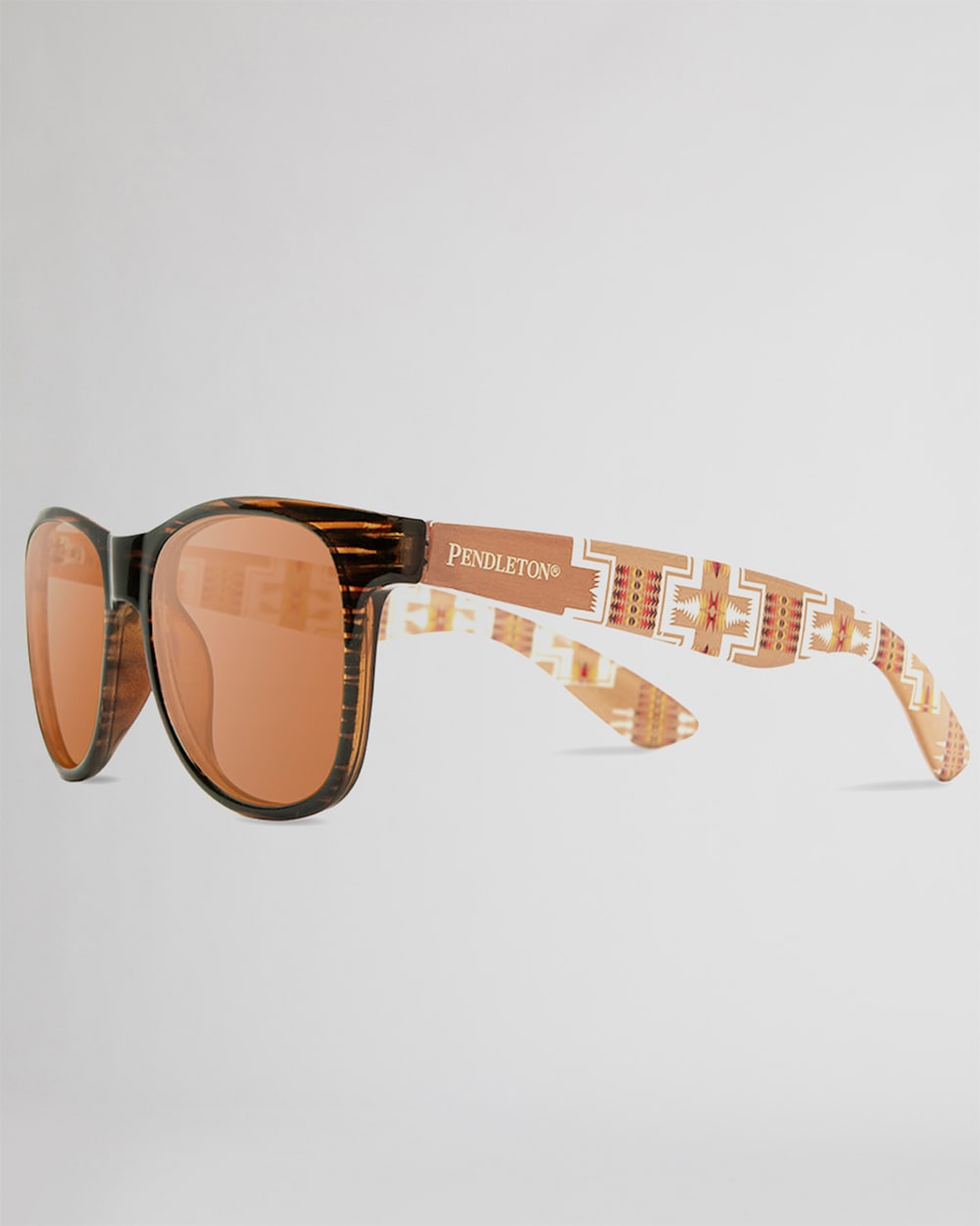 ALTERNATE VIEW OF SHWOOD X PENDLETON GABE POLARIZED SUNGLASSES IN TORTOISE/HARDING image number 2