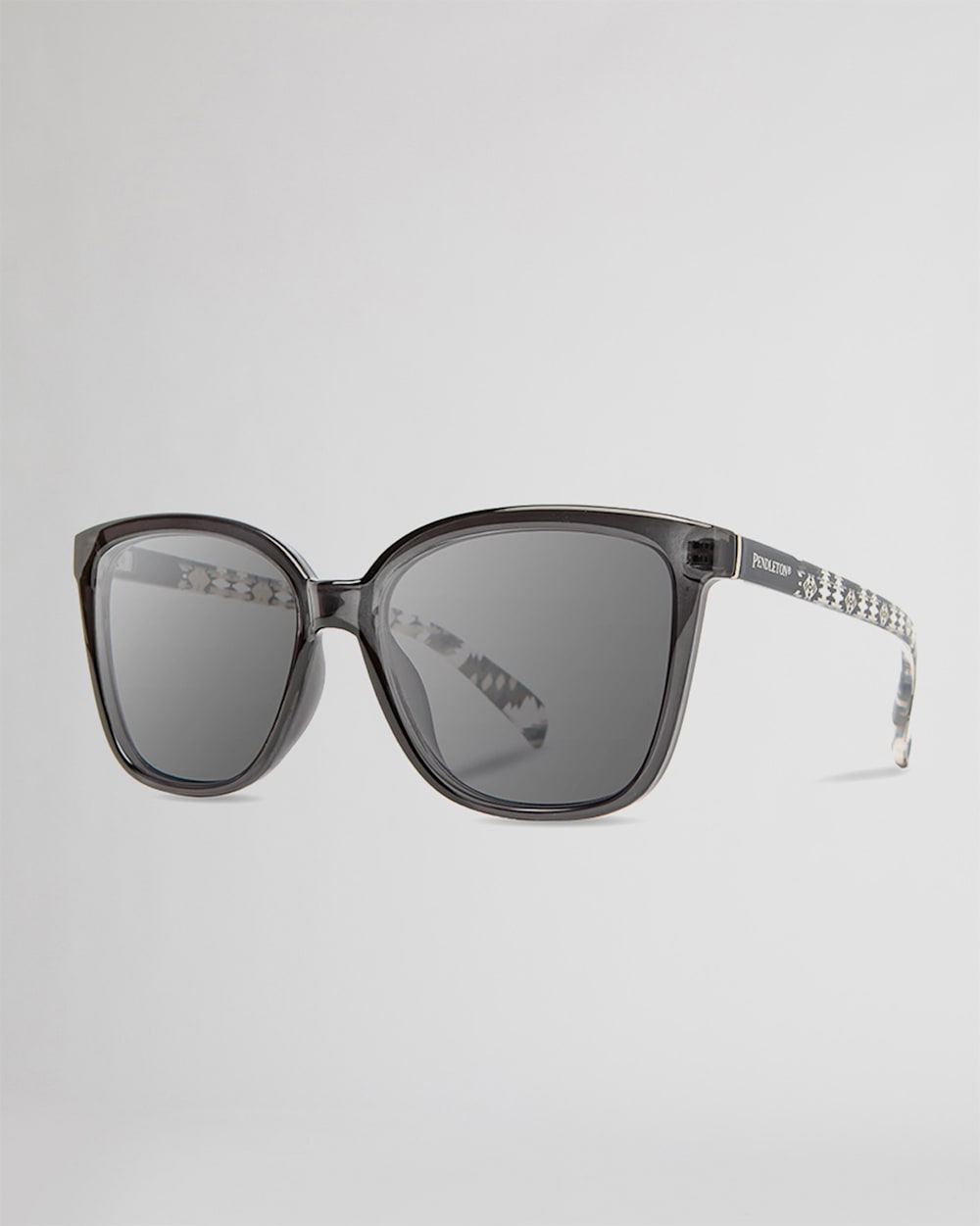 ALTERNATE VIEW OF SHWOOD X PENDLETON RYLAHN POLARIZED SUNGLASSES IN GREY CRYSTAL/PAPAGO image number 3