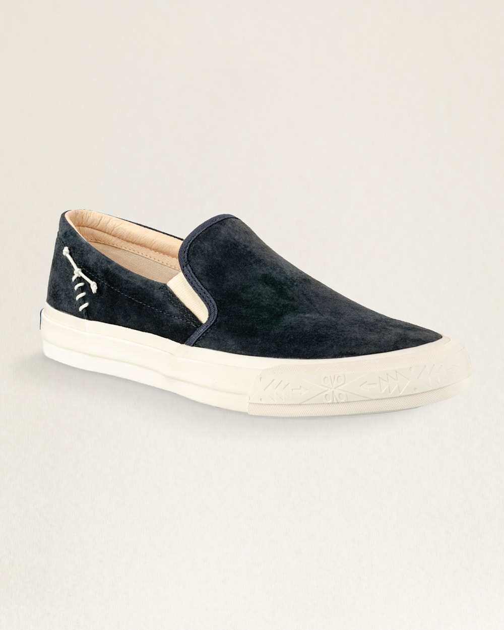 MEN'S SUEDE SLIP-ON SHOES IN ASPHALT image number 1