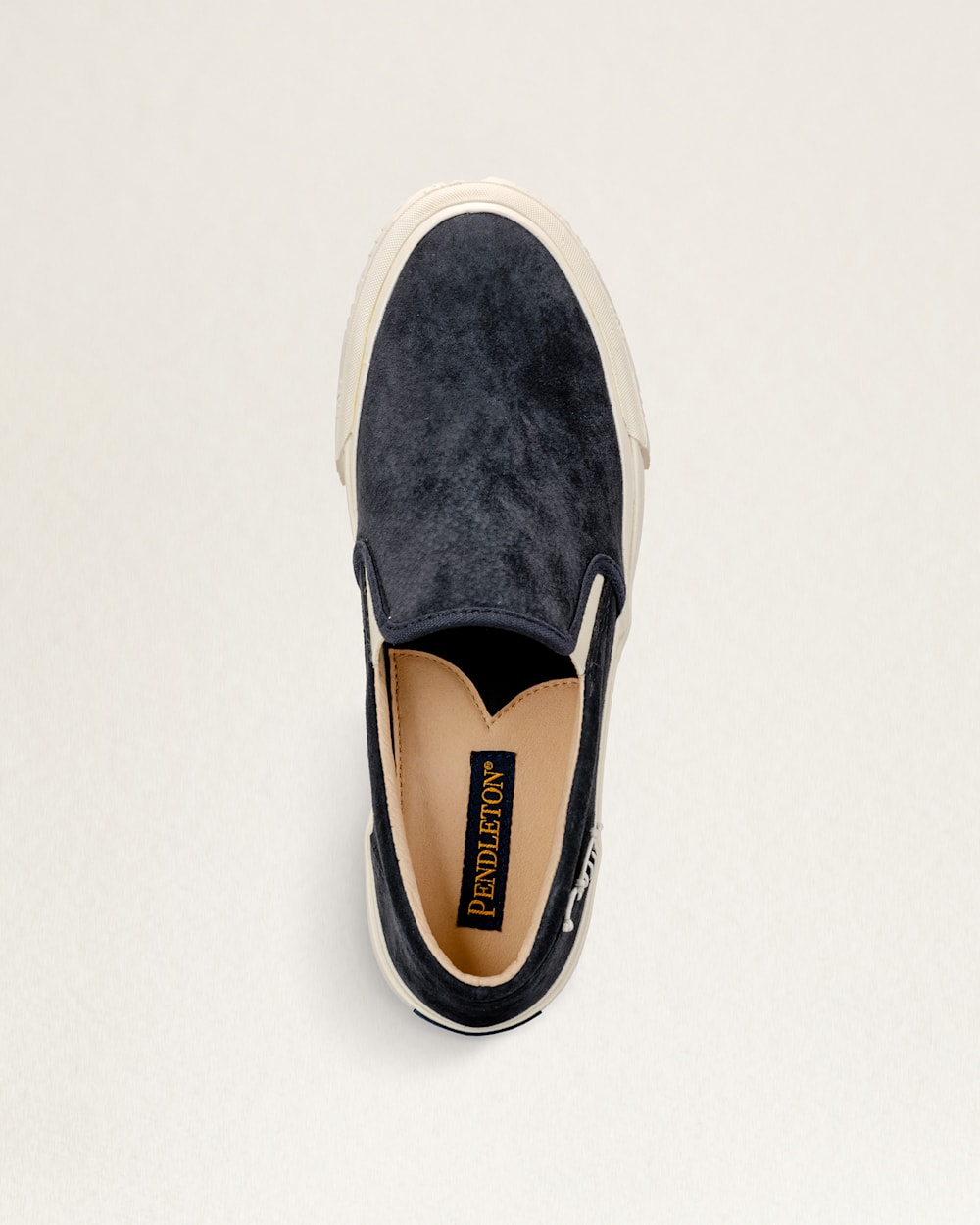 ALTERNATE VIEW OF MEN'S SUEDE SLIP-ON SHOES IN ASPHALT image number 5