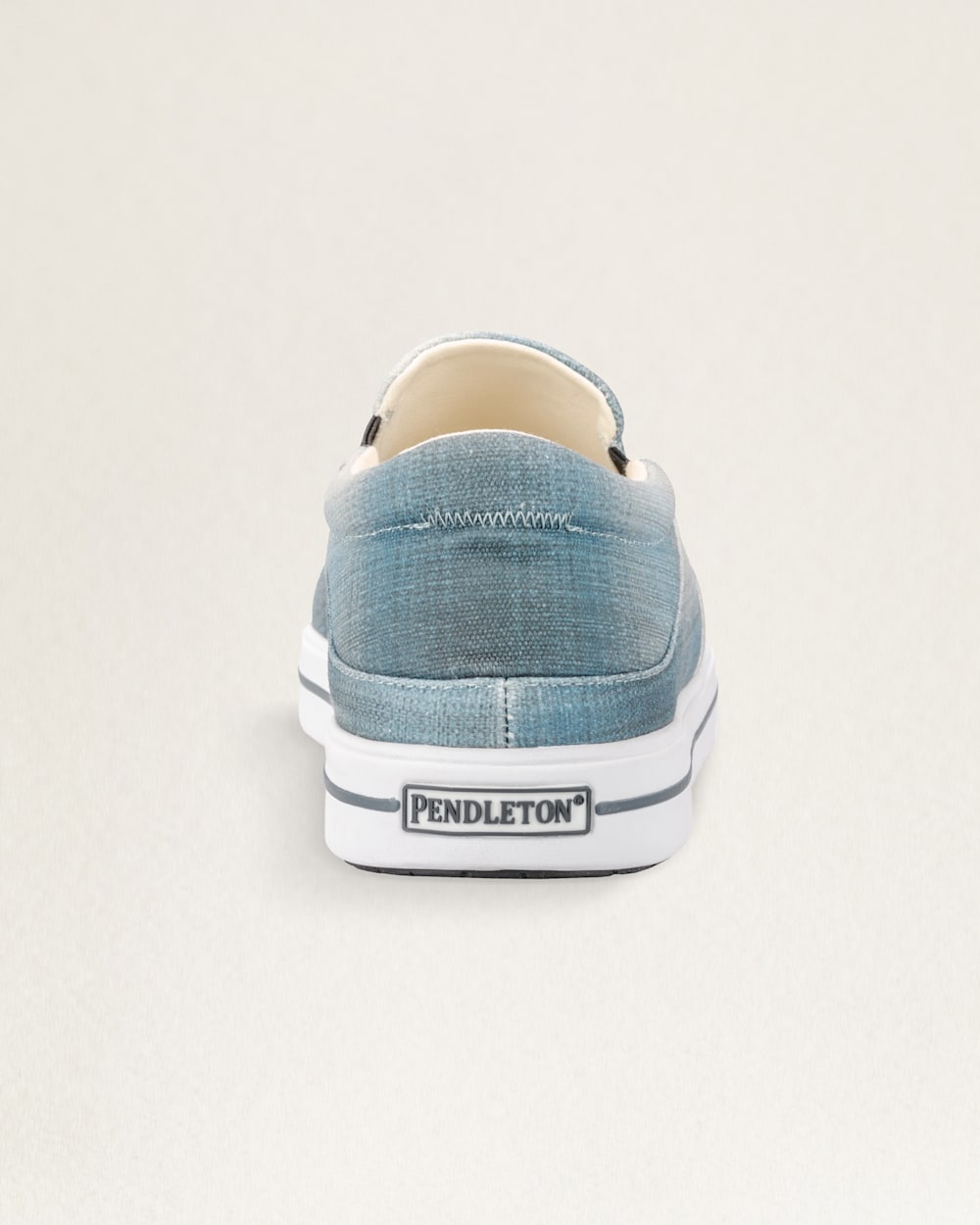 ALTERNATE VIEW OF MEN'S ROUND TOE SLIP-ON SHOES IN TURQUOISE OMBRE image number 2