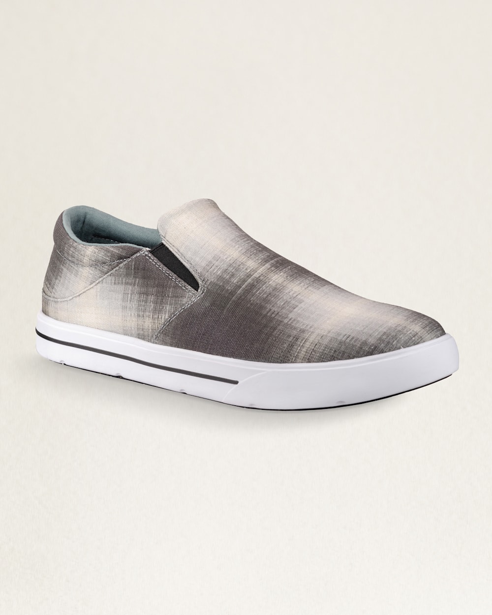 MEN'S ROUND TOE SLIP-ON SHOES IN BLACK OMBRE image number 1